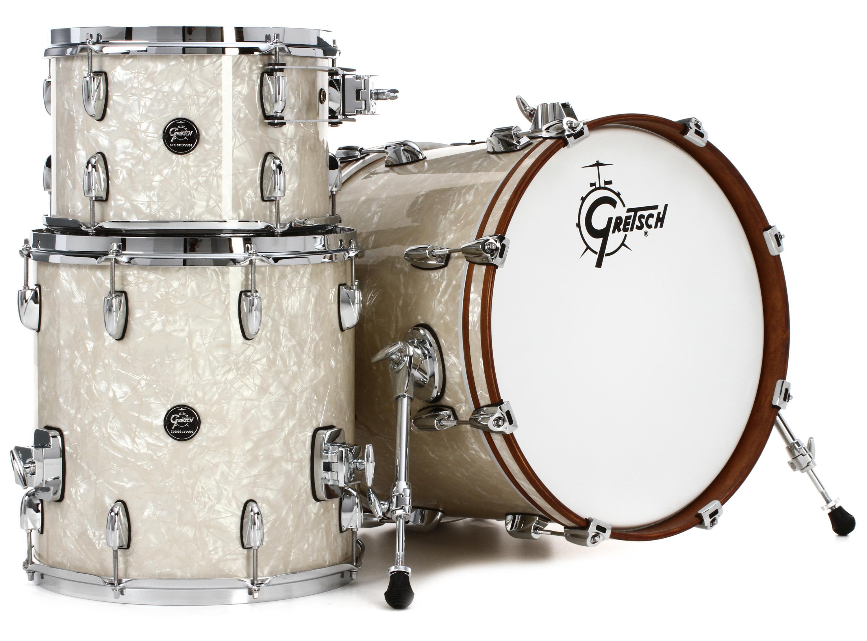 Photo of Gretsch Drums Renown RN2-J483 3-piece Shell Pack - Vintage Pearl
