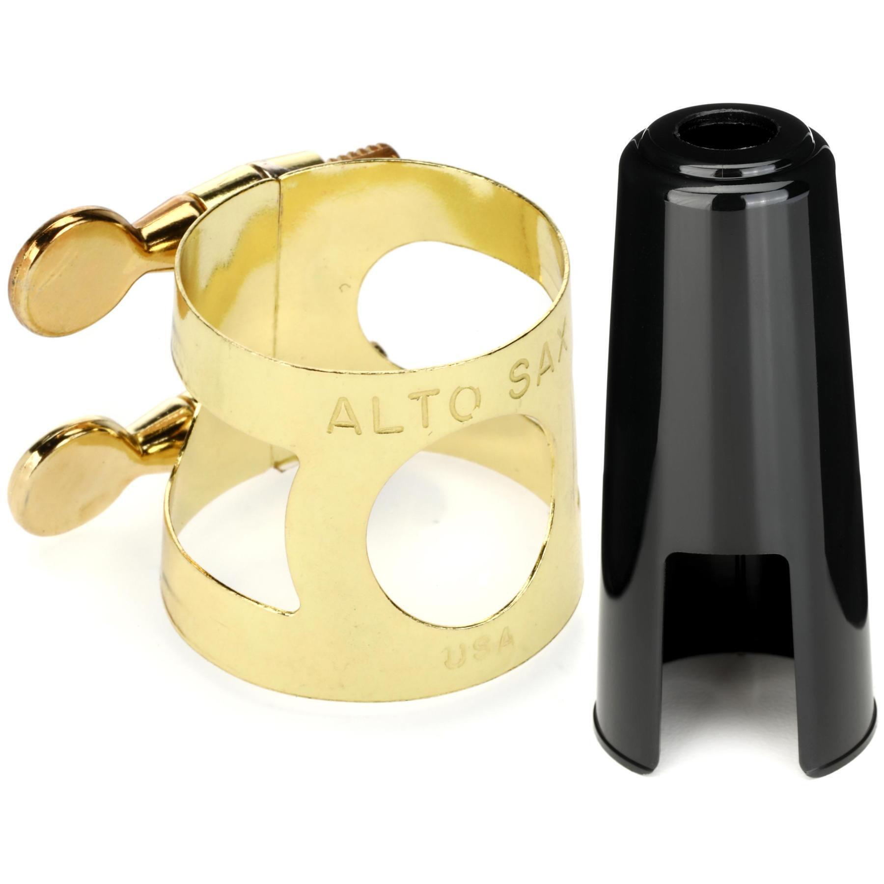 Yamaha Alto Saxophone Ligature - Lacquered Brass | Sweetwater