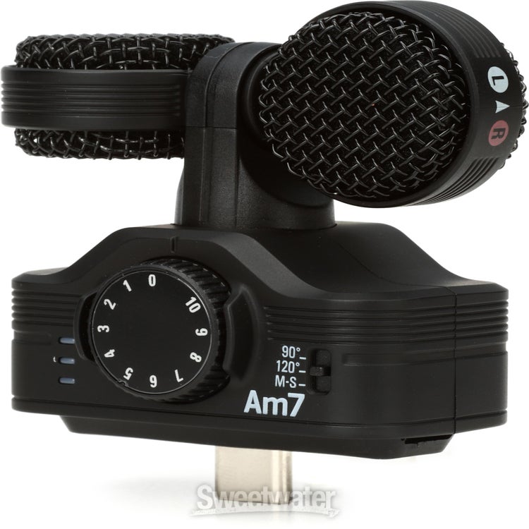 Zoom Am7 Rotating Mid-Side Stereo Microphone for Android