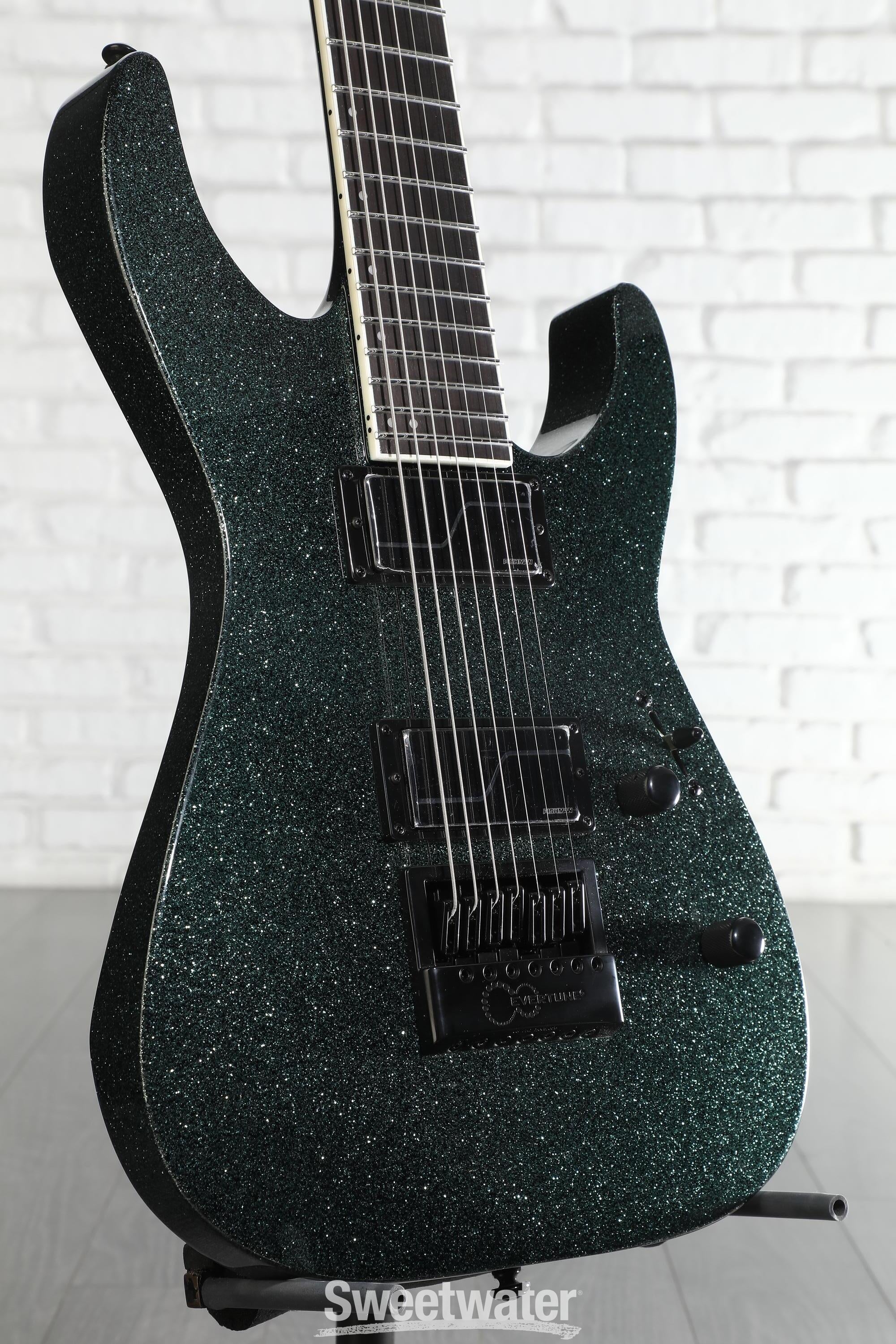 Photo of ESP LTD M-1007B 7-string Baritone Electric Guitar - Granite Sparkle