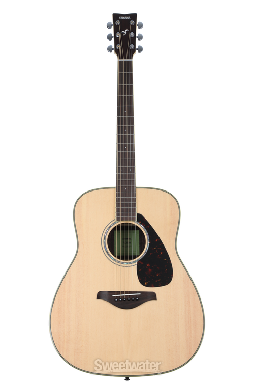 Amazon.com: Yamaha FG830 Solid Top Acoustic Guitar, Autumn
