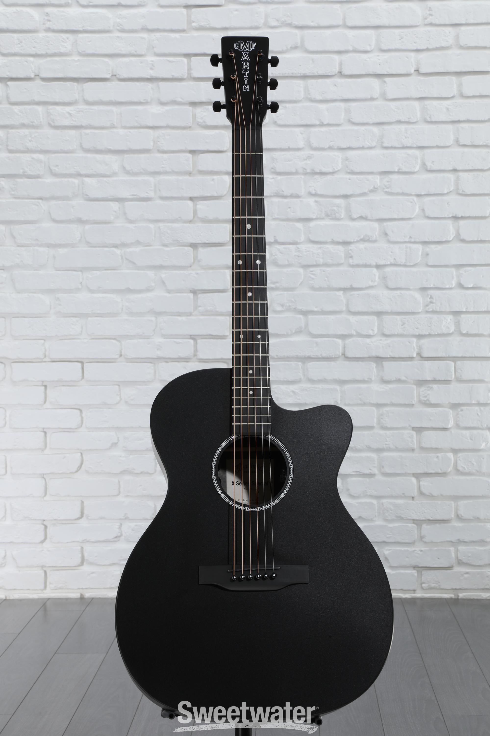 Martin Sweetwater Select OMCX1E Acoustic-electric Guitar - Black