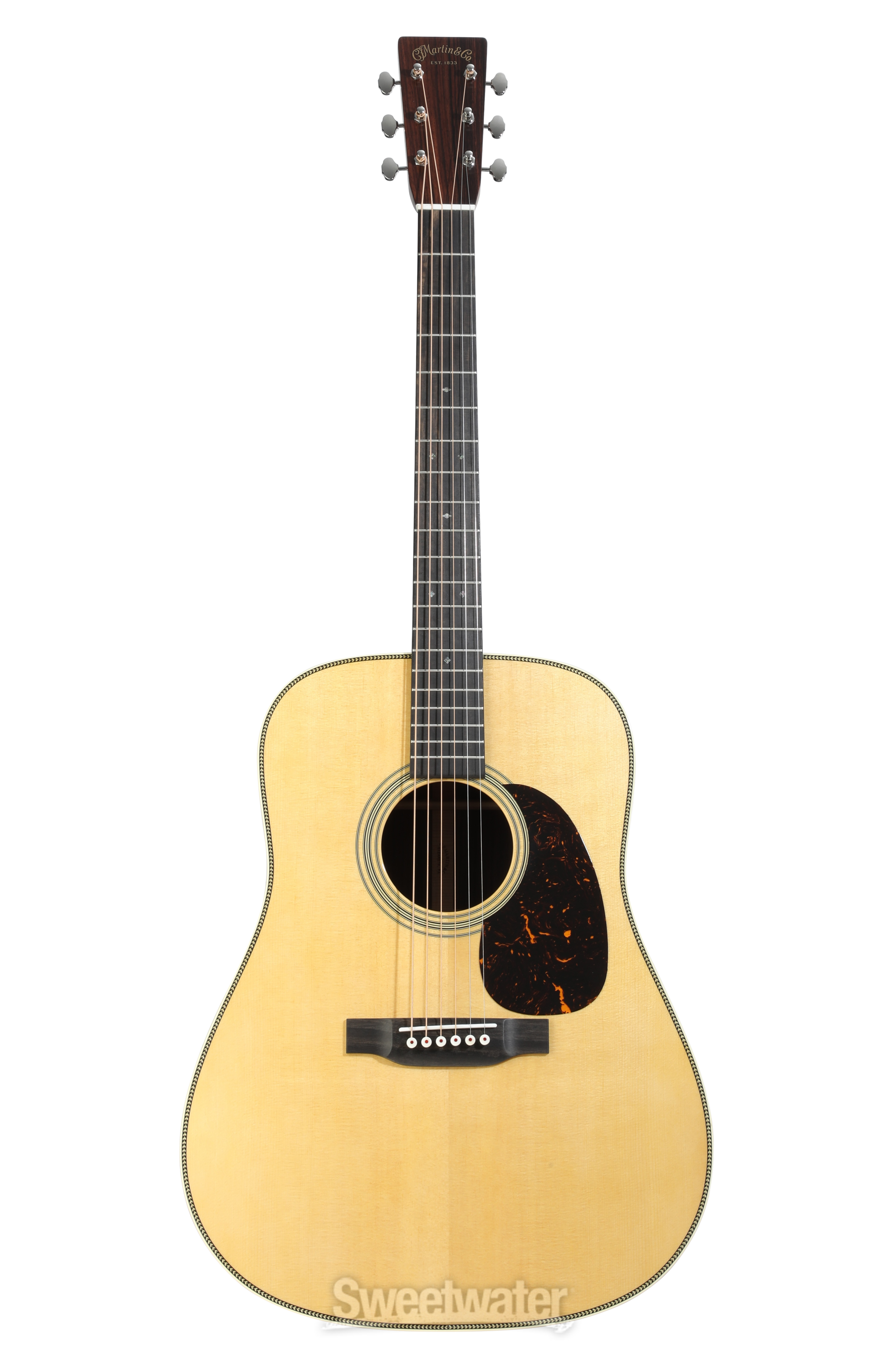 Martin HD-28 Standard Series Acoustic Guitar - Natural with Martin HD-28 Standard Series Acoustic Guitar - Natural with