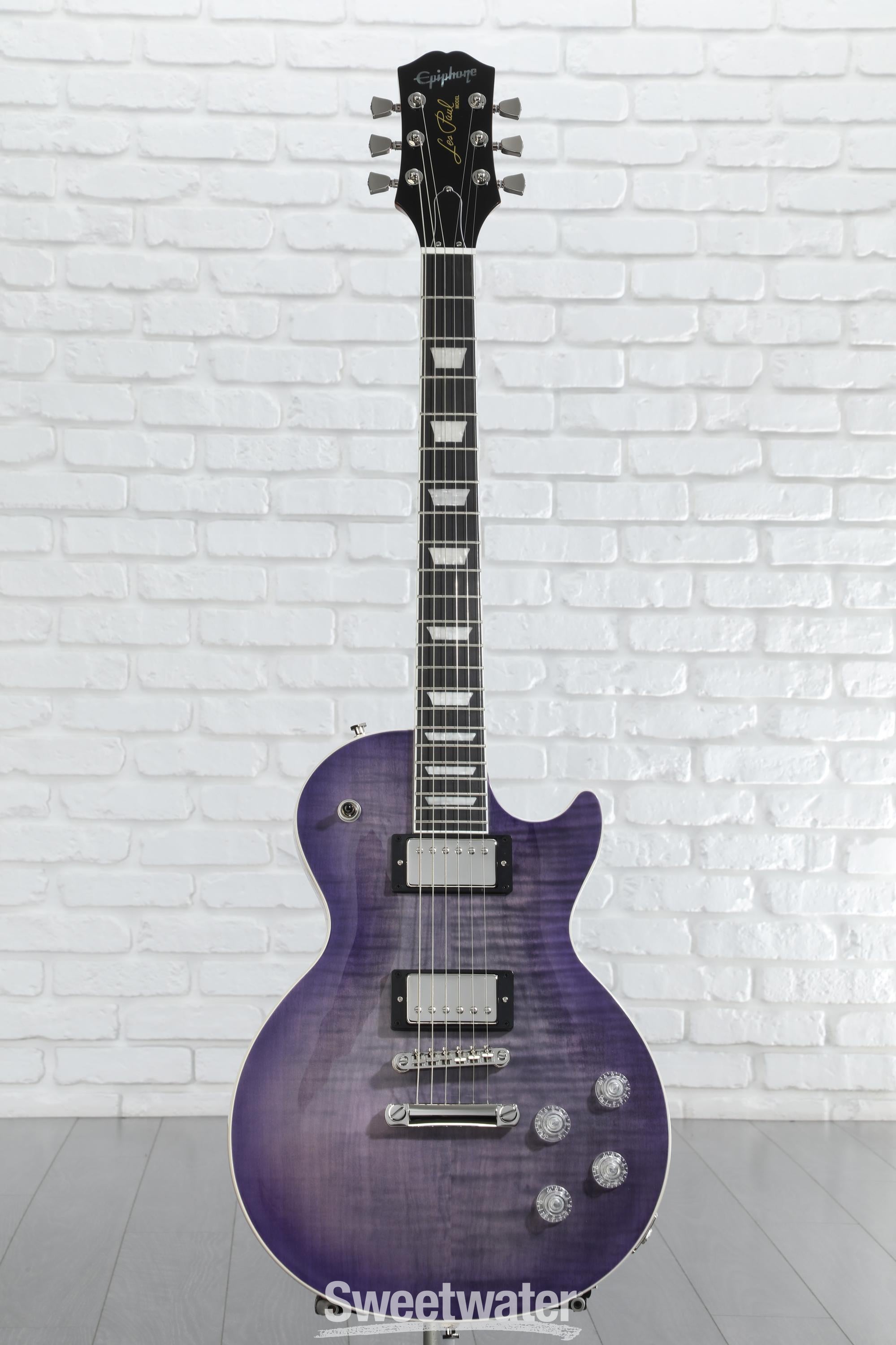 Epiphone Les Paul Modern Figured Electric Guitar - Purple