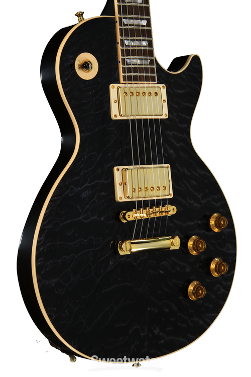 Gibson Custom Les Paul Axcess Standard, Quilt - Trans Black