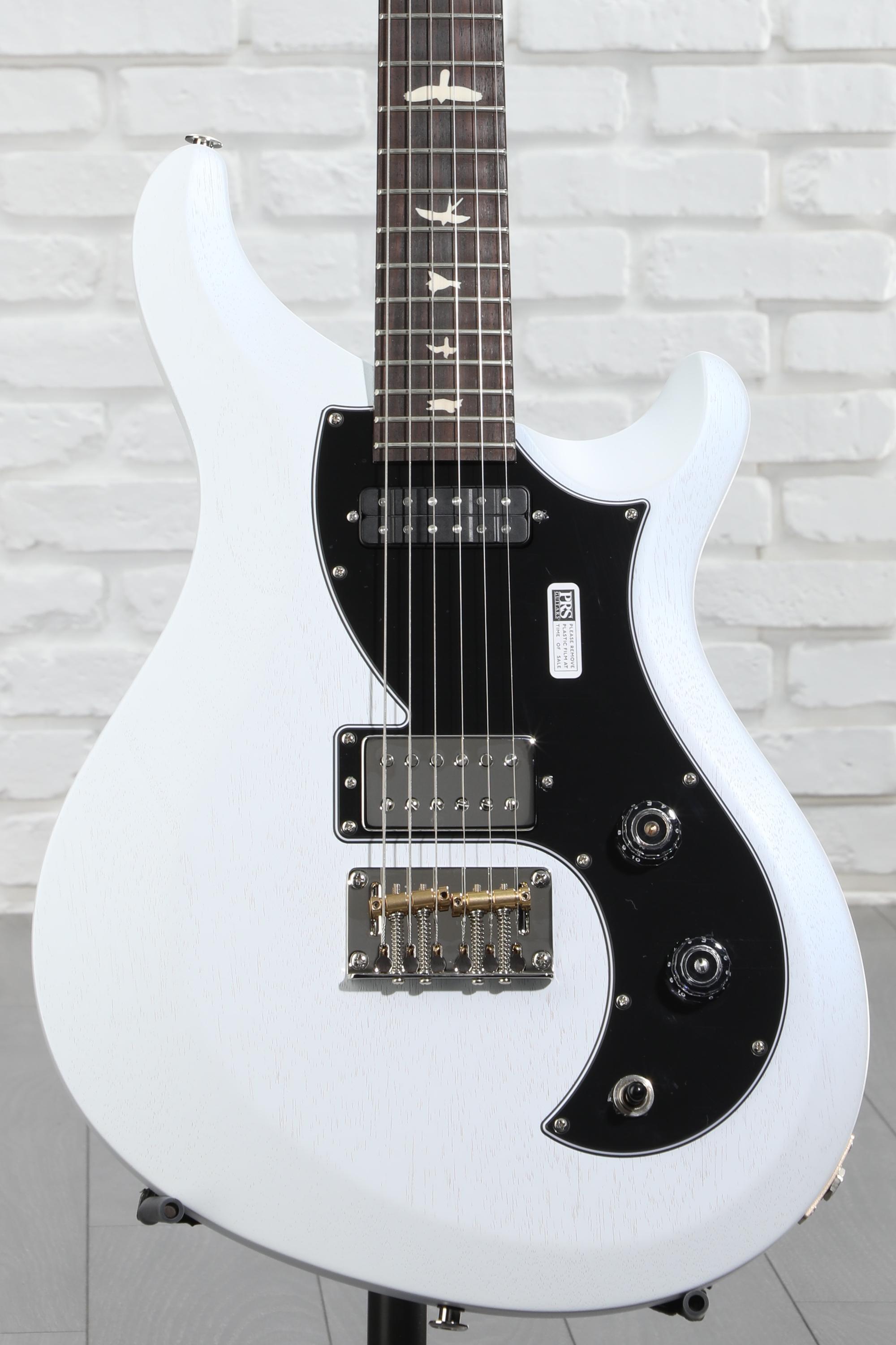 PRS S2 Vela Satin Electric Guitar - Pearl White | Sweetwater