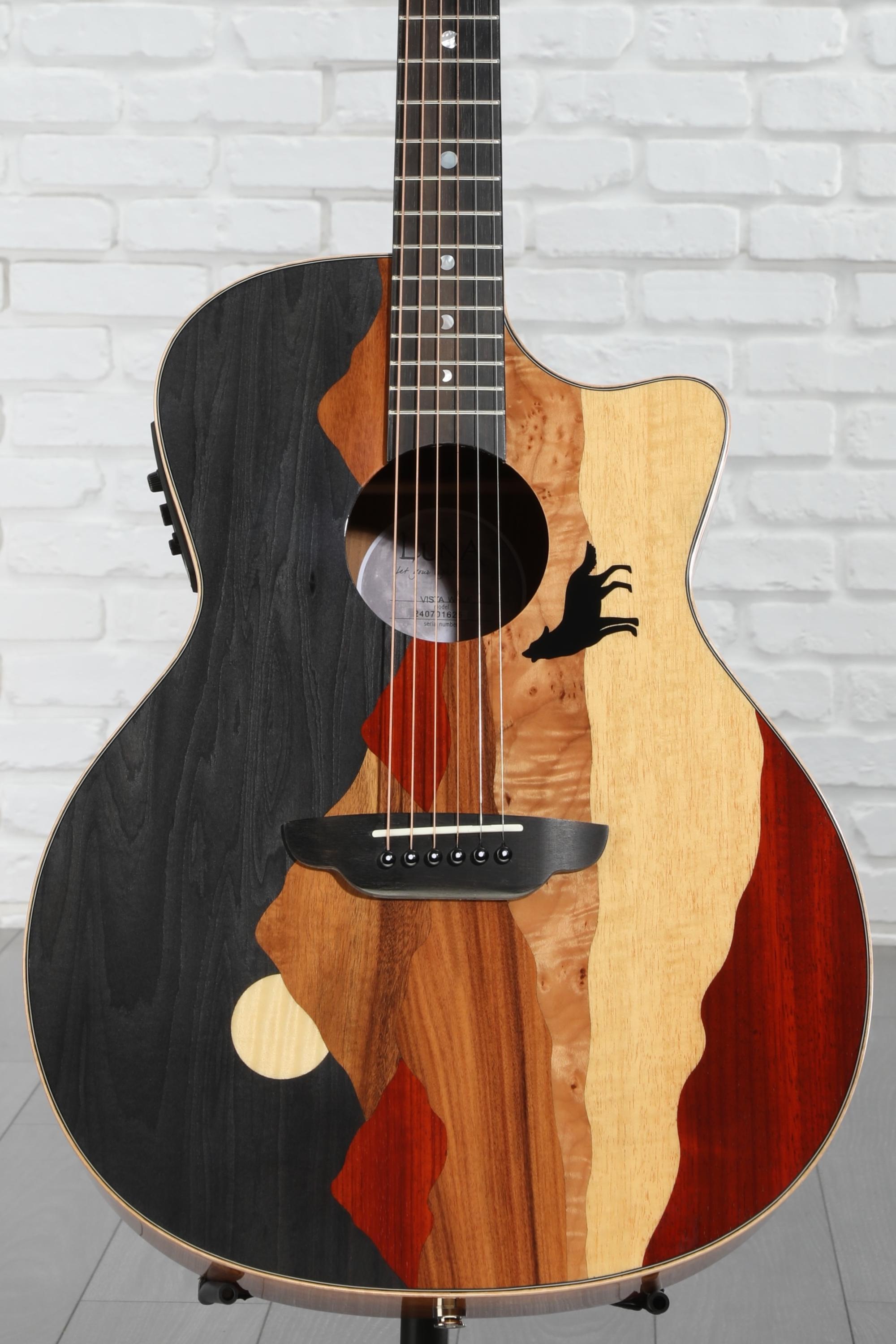 Luna Vista Wolf Acoustic-electric Guitar - Gloss Natural | Sweetwater