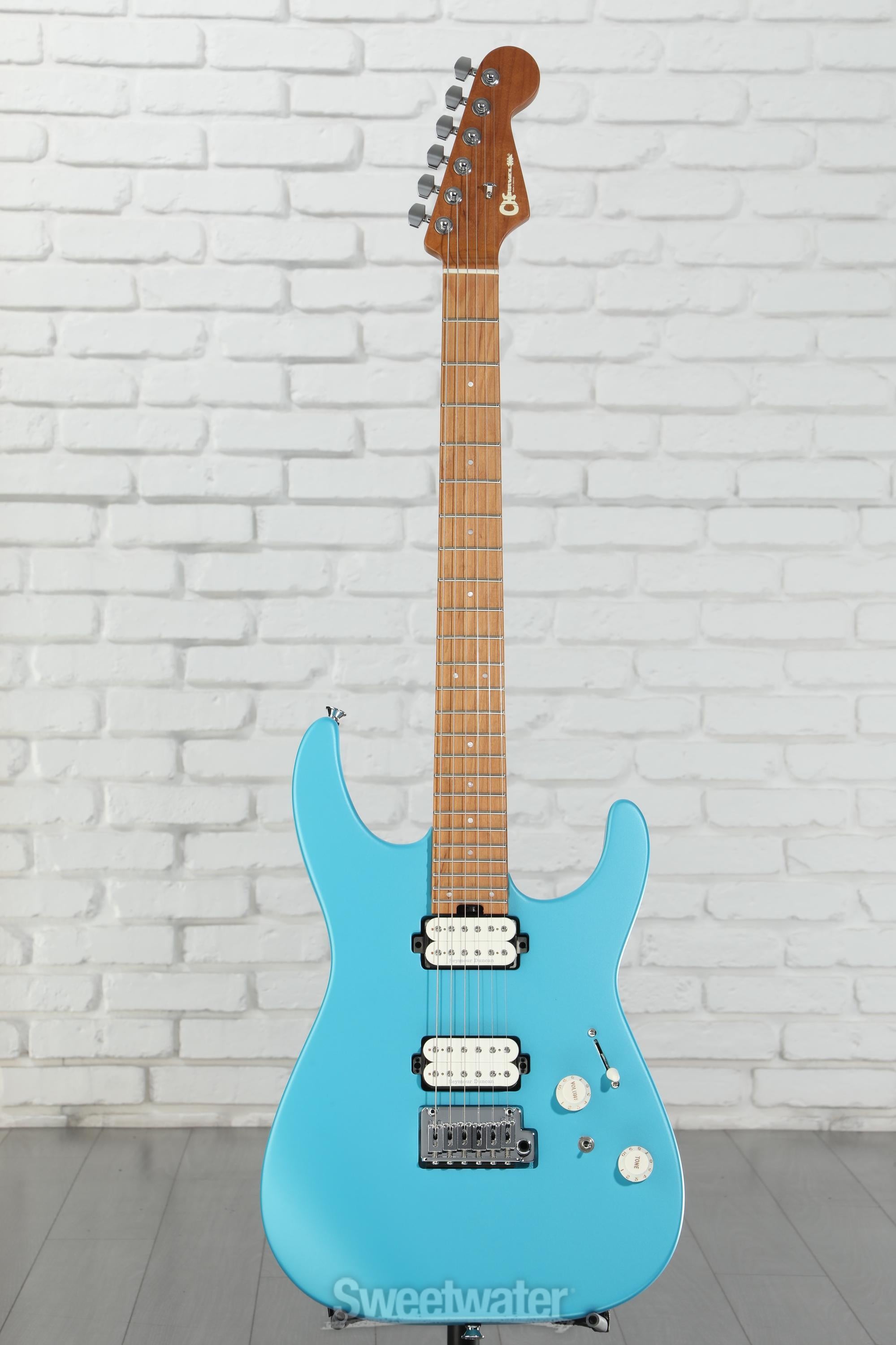ほぼ新品CHARVEL Pro-Mod DK24 HH 2PT Blue Dinky™ (DK) :: Pro-Mod DK24 HH 2PT CM, Caramelized Maple