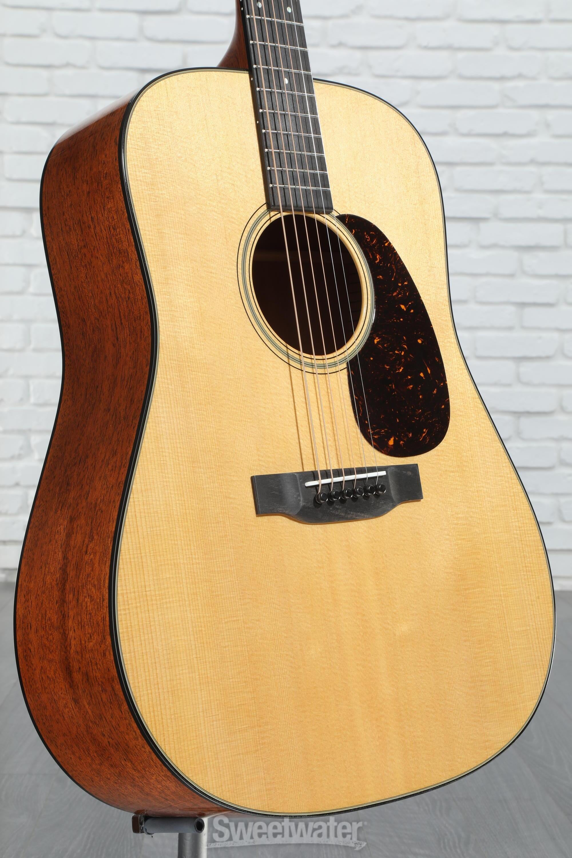Platinum Martin D-18 Satin Acoustic Guitar Natural | Guitar