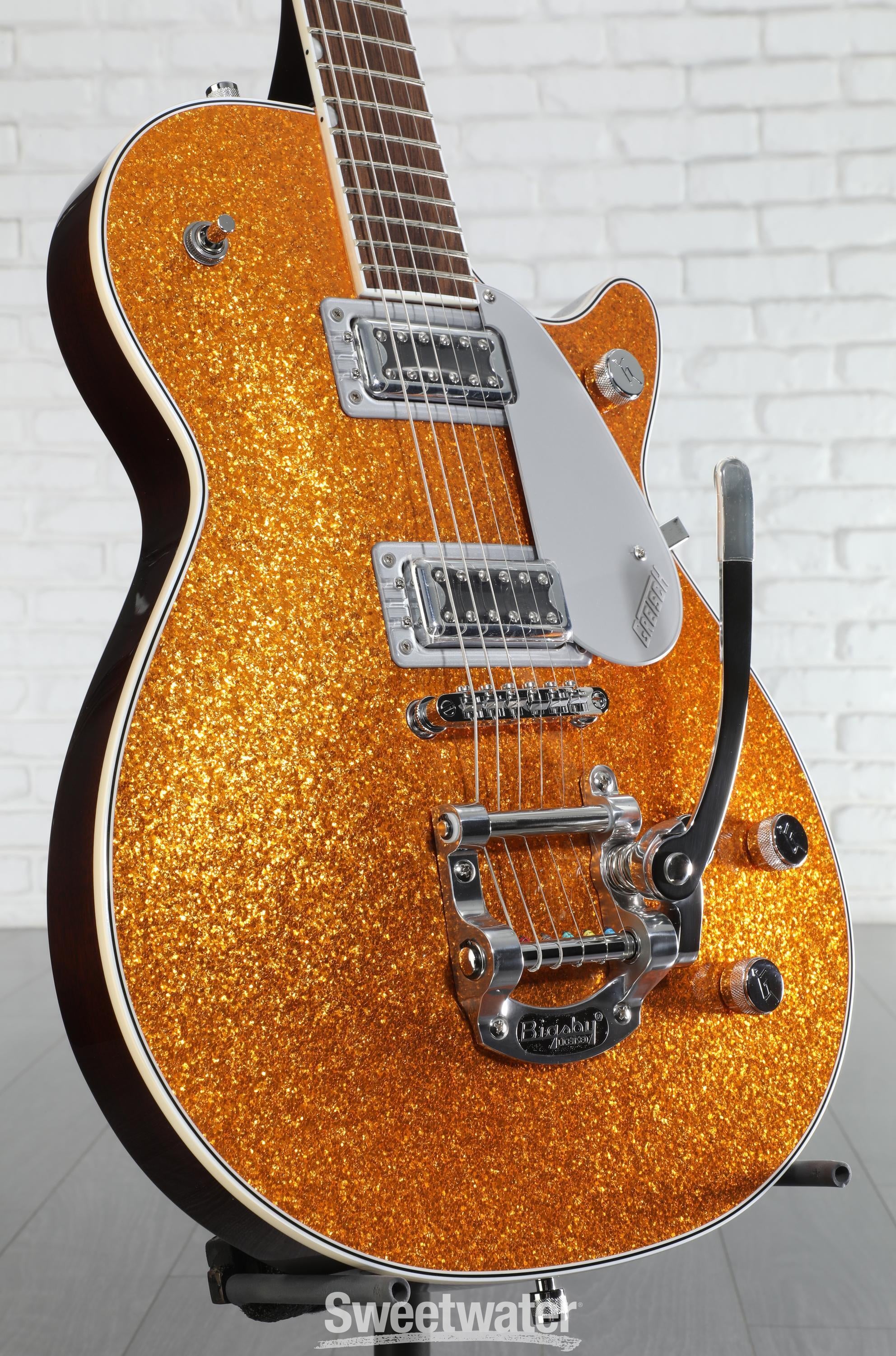 Gretsch Electromatic Jet Electric Guitar - Gold Sparkle | Sweetwater
