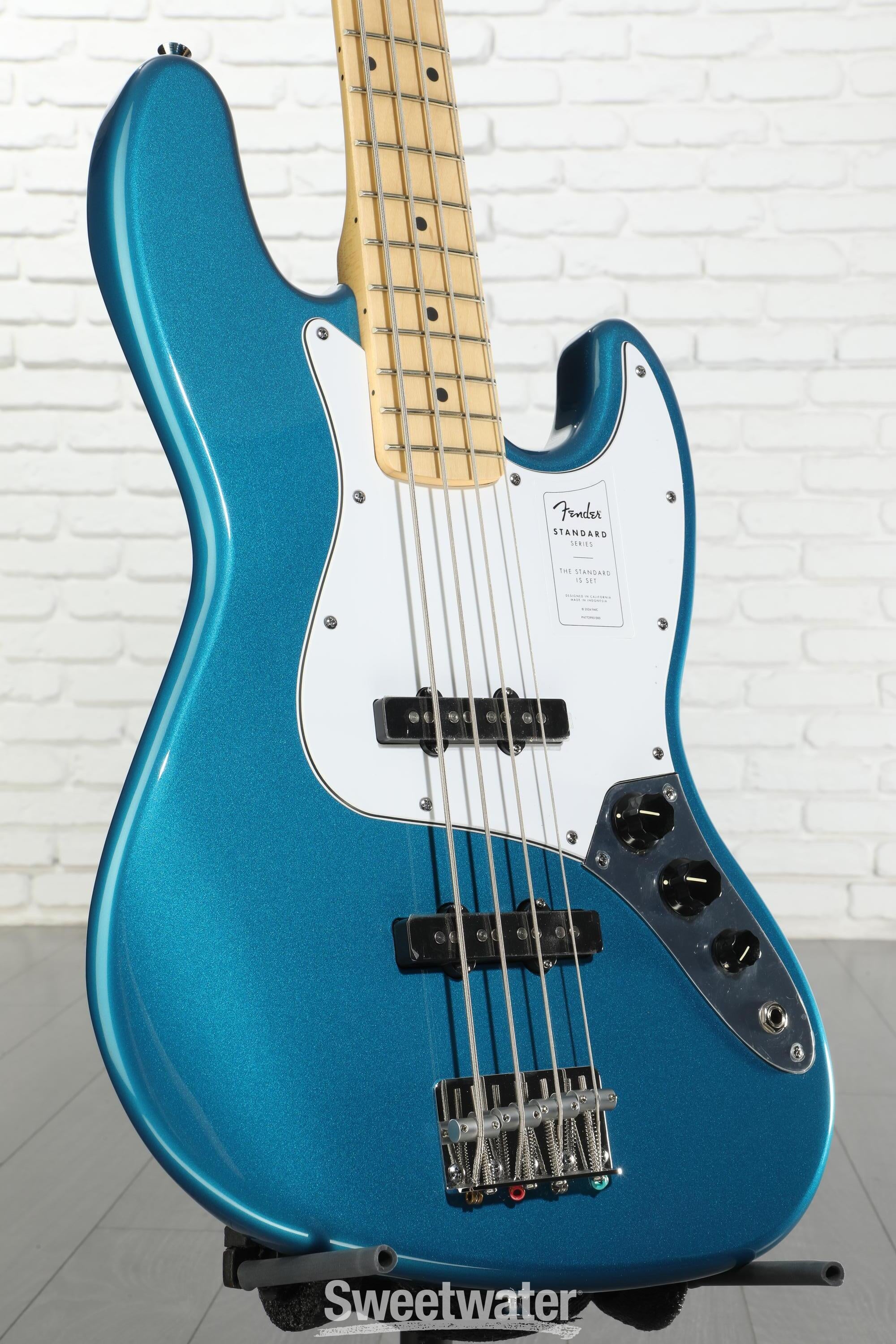 Fender Standard Jazz Bass - Aqua Marine Metallic, Maple