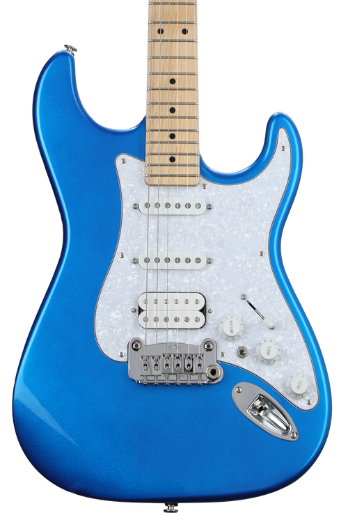G&L USA Fullerton Deluxe Legacy Blue Electric Guitar