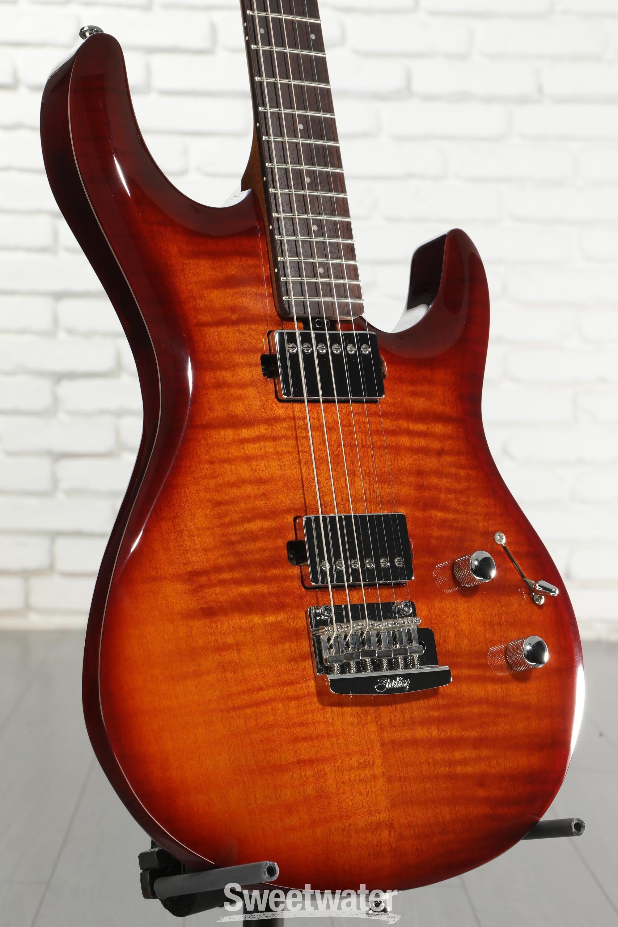 Photo of Sterling By Music Man Steve Lukather LK100 Electric Guitar - Hazel Burst