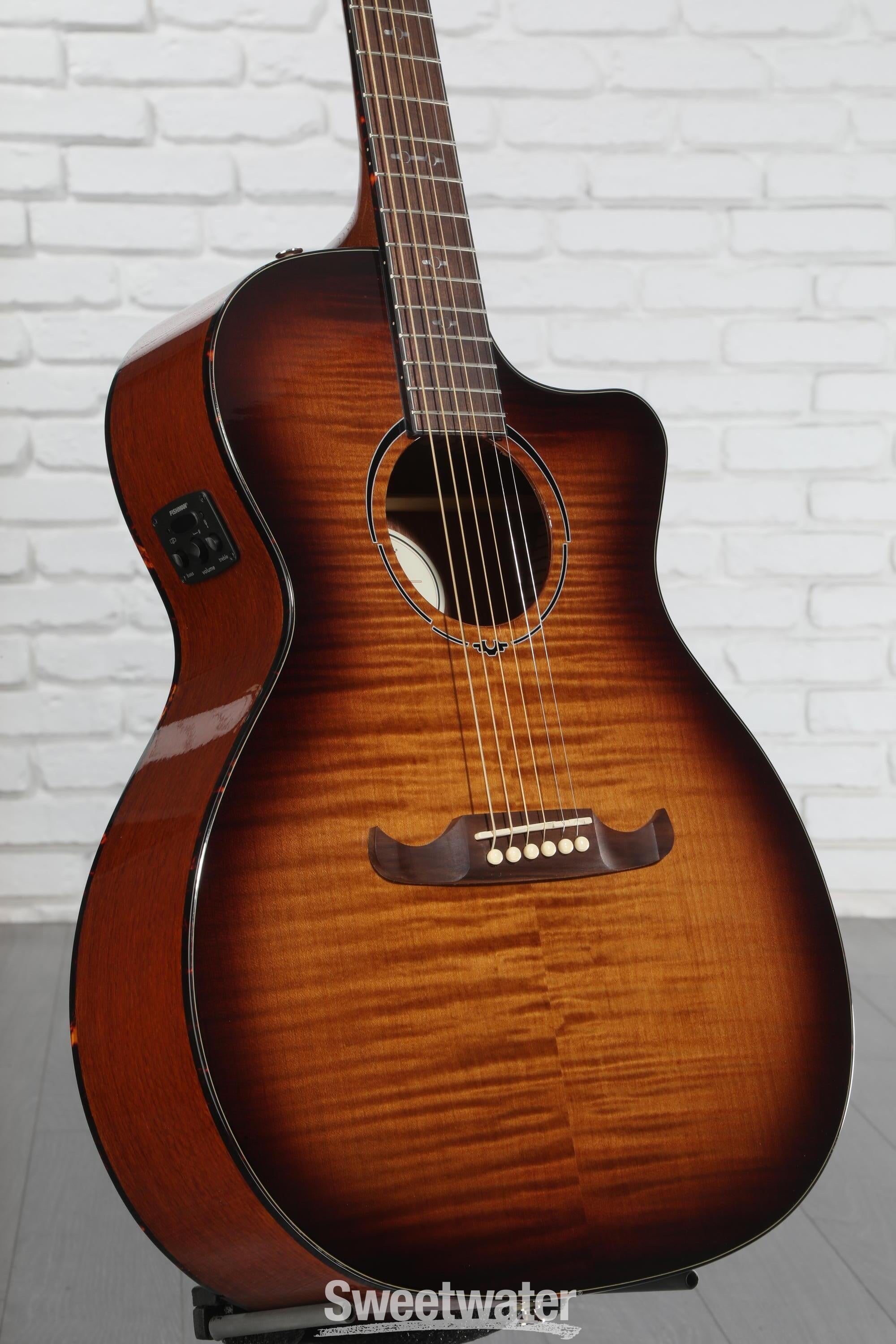 Fender FA-345CE Auditorium - 3-Tone Tea Burst | Sweetwater
