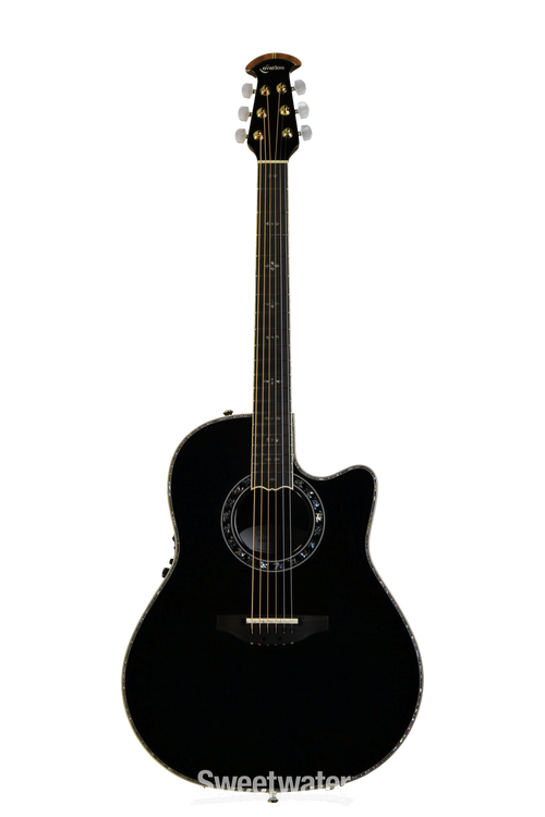 Ovation Custom Legend - Black | Sweetwater Ovation Custom Legend - Black | Sweetwater