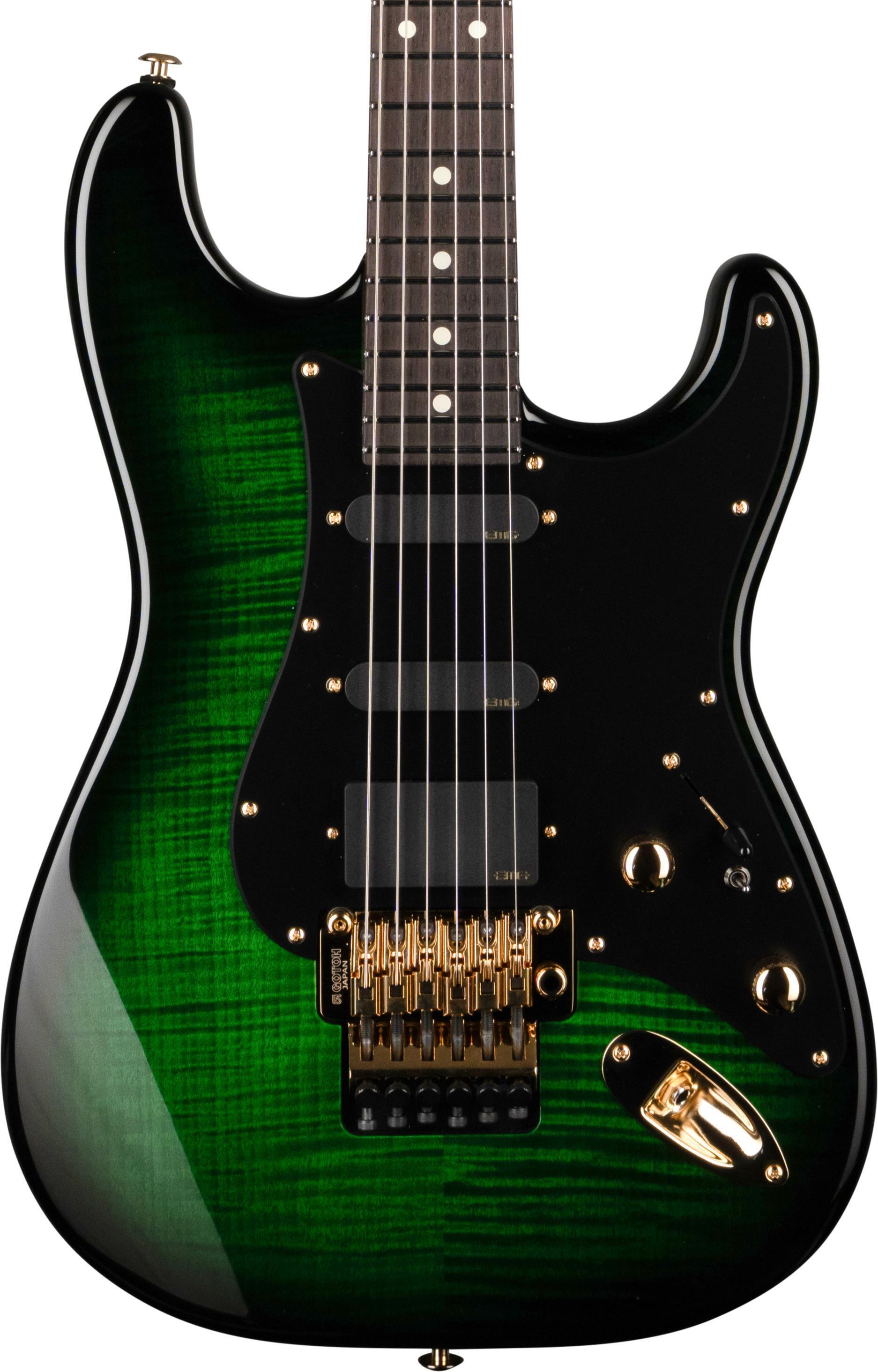 Photo of Suhr Classic S Studio Limited Edition Electric Guitar - Green Burst