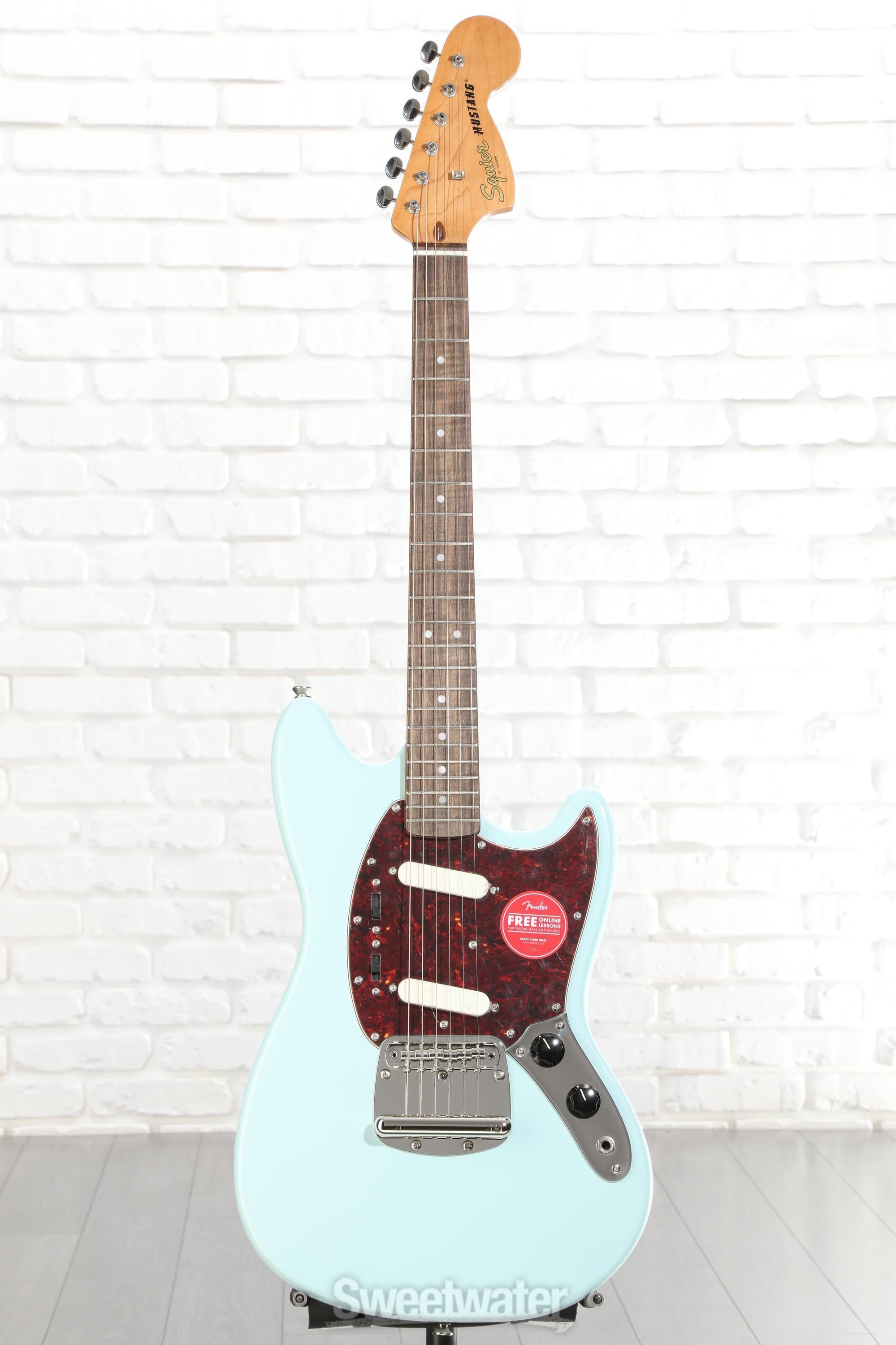 Squier Classic Vibe '60s Mustang Electric Guitar - Sonic Blue