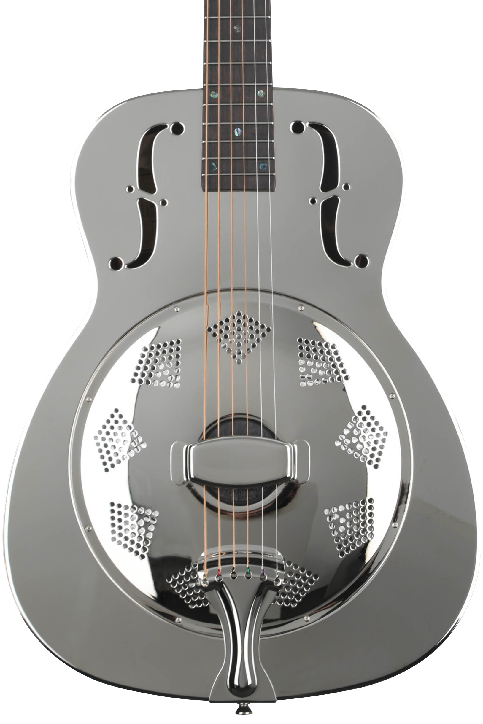 Recording King Nickel Style-0 Resonator Acoustic Guitar - Roundhole Cone