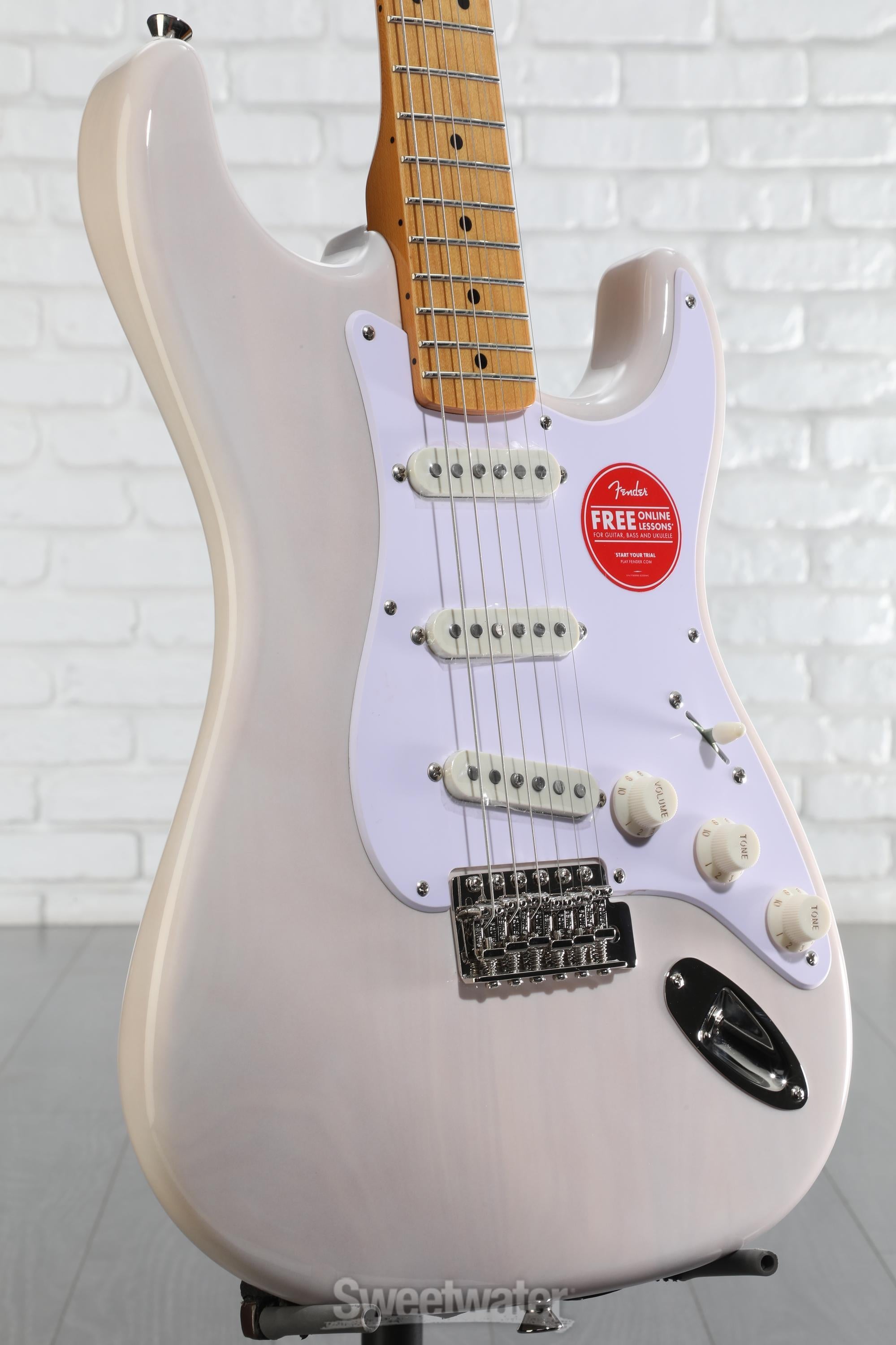 ギター squier classic vibe '50 stratocaster Squier Classic Vibe '50s Stratocaster - White Blonde - Roxy