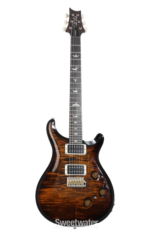 PRS Custom 24 Piezo Electric Guitar - Black Gold Wraparound Burst
