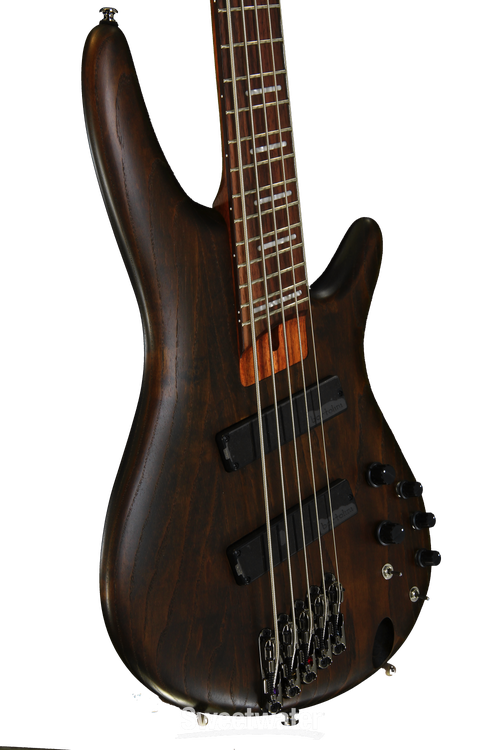 Ibanez Bass Workshop SRFF805 Multi-scale - Walnut Flat | Sweetwater