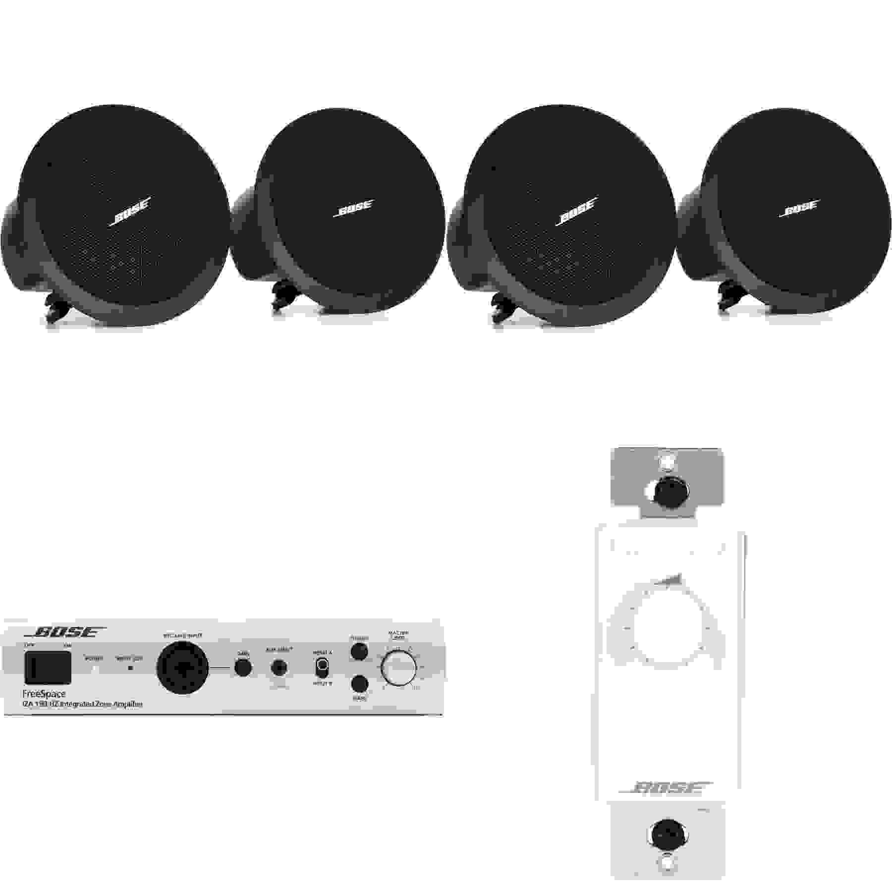 Bose Professional Retail Store Front Commercial Install Bundle with In-ceiling Speakers
