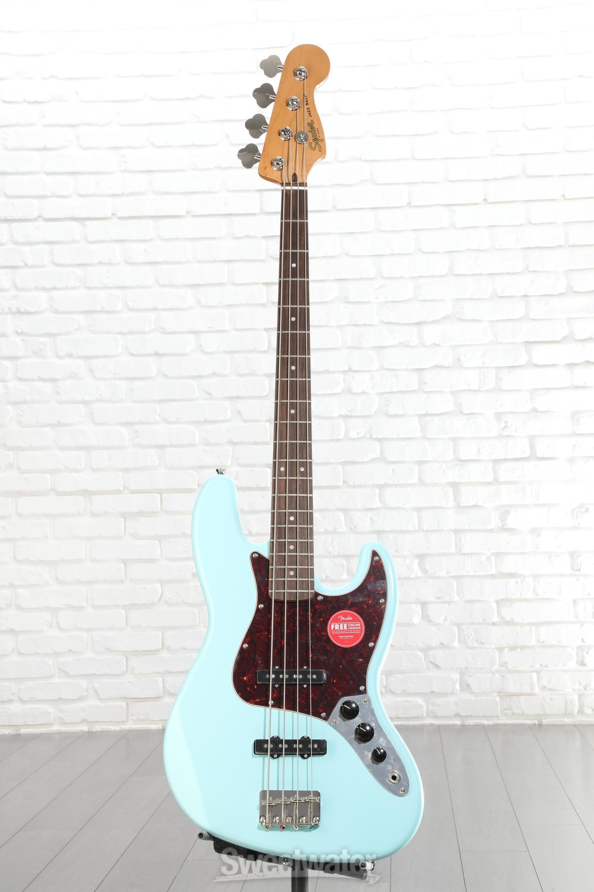 Squier Classic Vibe '60s Jazz Bass - Daphne Blue | Sweetwater