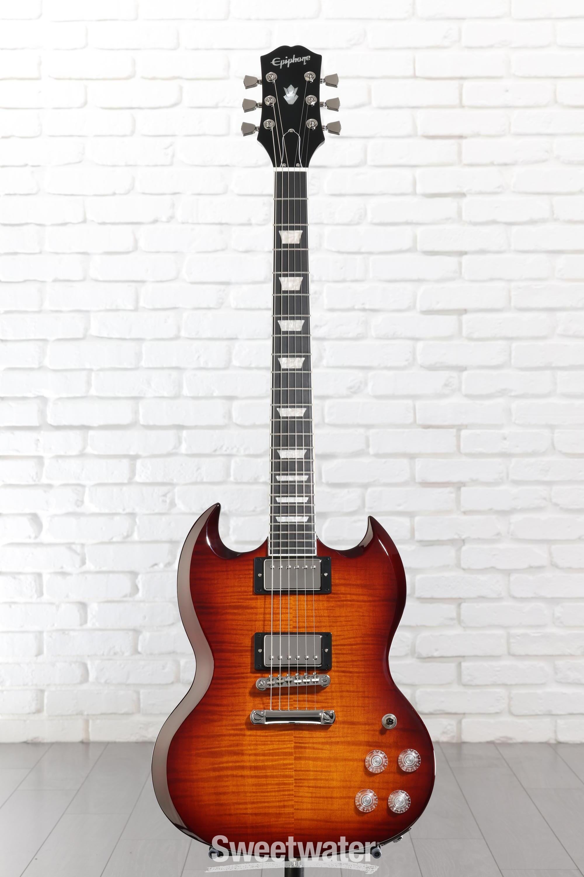 Epiphone SG Modern Figured Electric Guitar - Mojave Burst Reviews