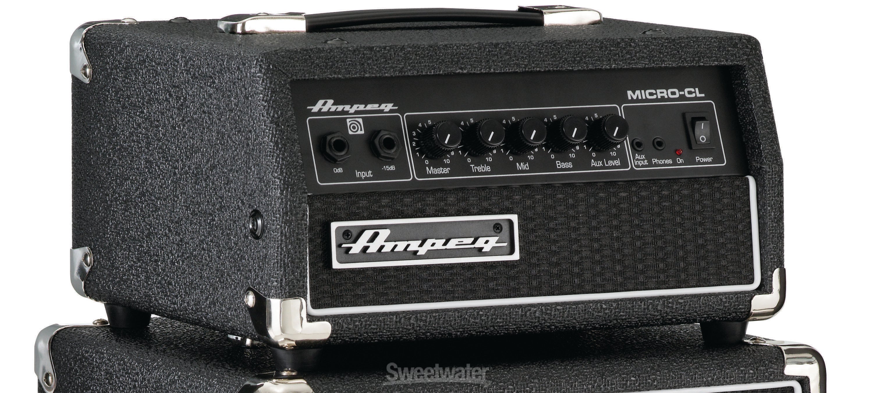 ベース Ampeg Micro-CL Ampeg Micro-CL 2 x 10-inch 100-watt Bass Stack | Sweetwater