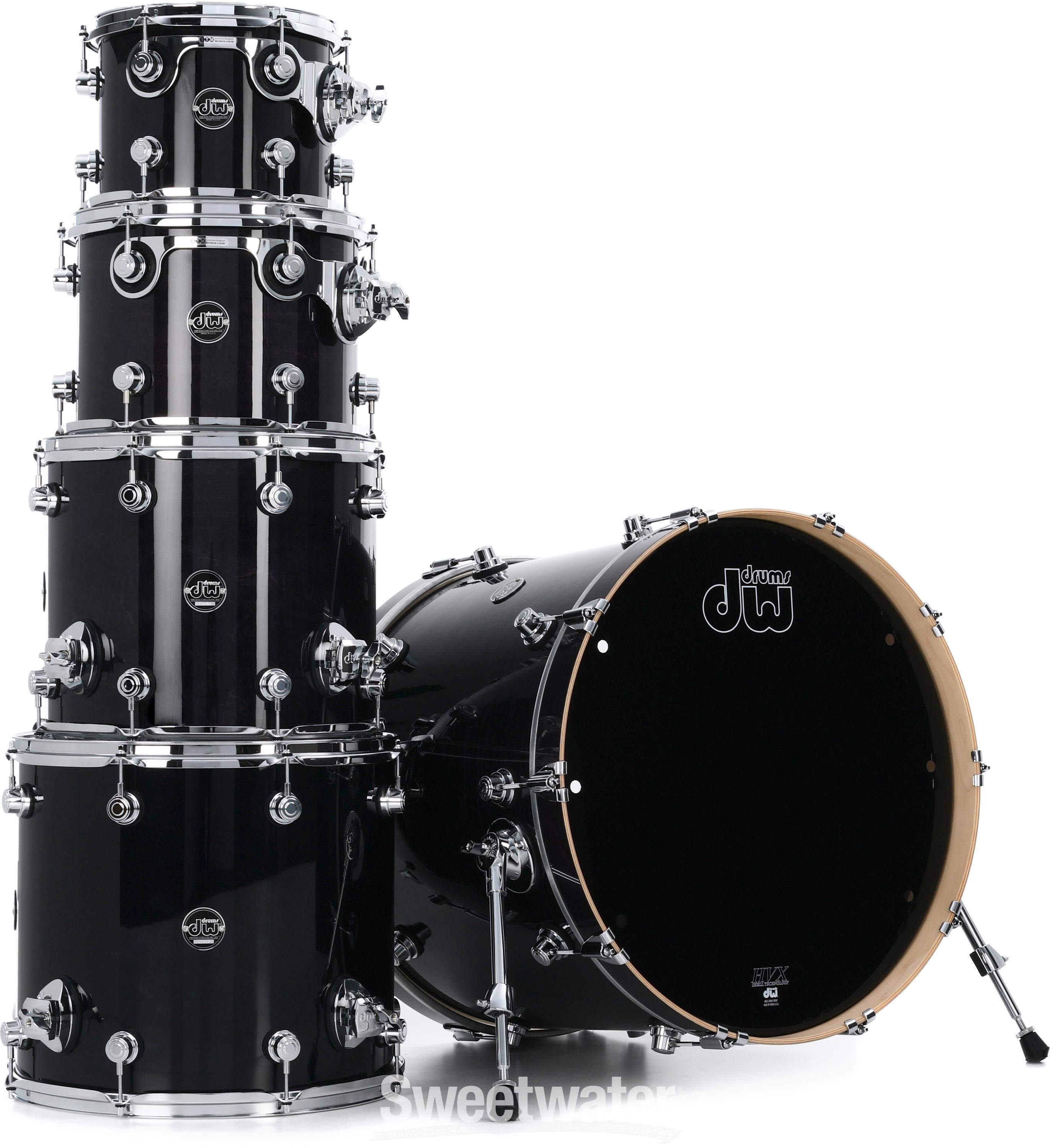 DW Performance Series 5-piece Shell Pack with 22 inch Bass Drum 