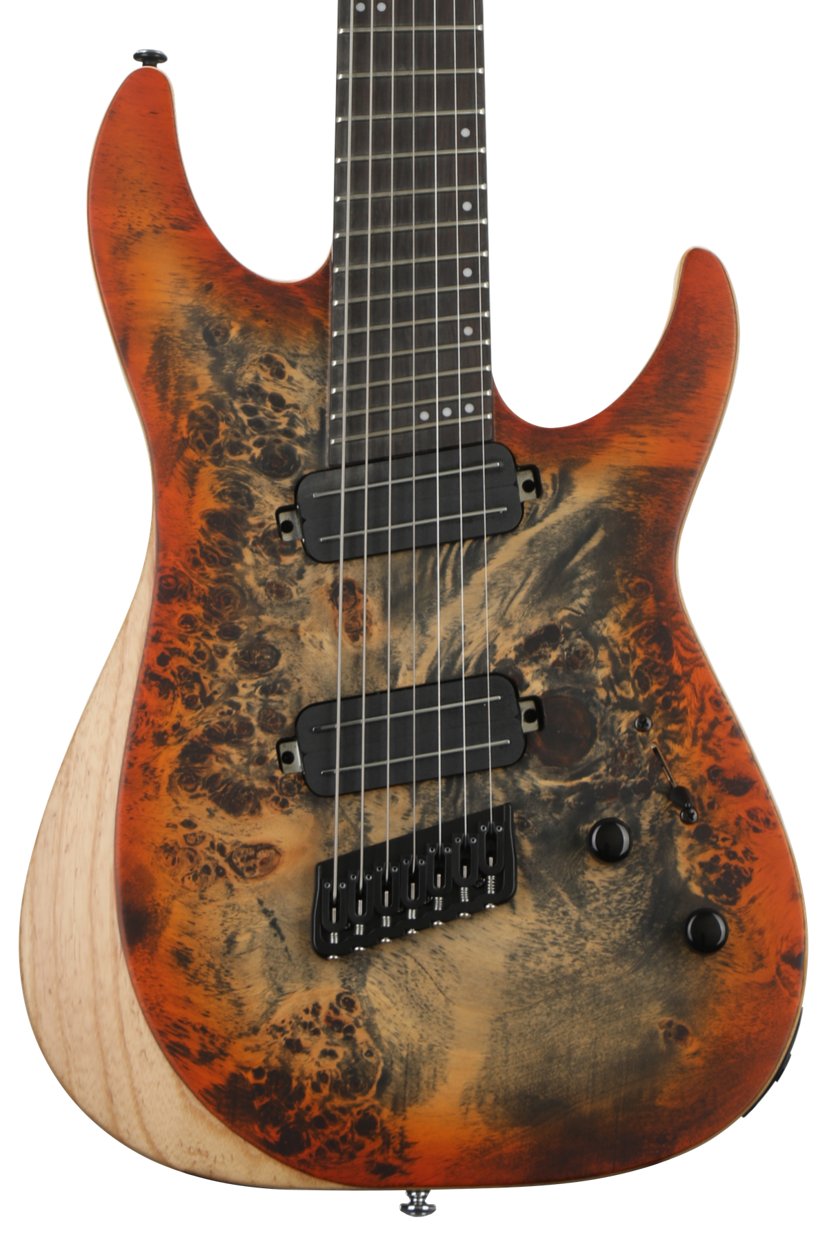 Schecter Reaper-7 Multiscale - Satin Inferno Burst | Sweetwater