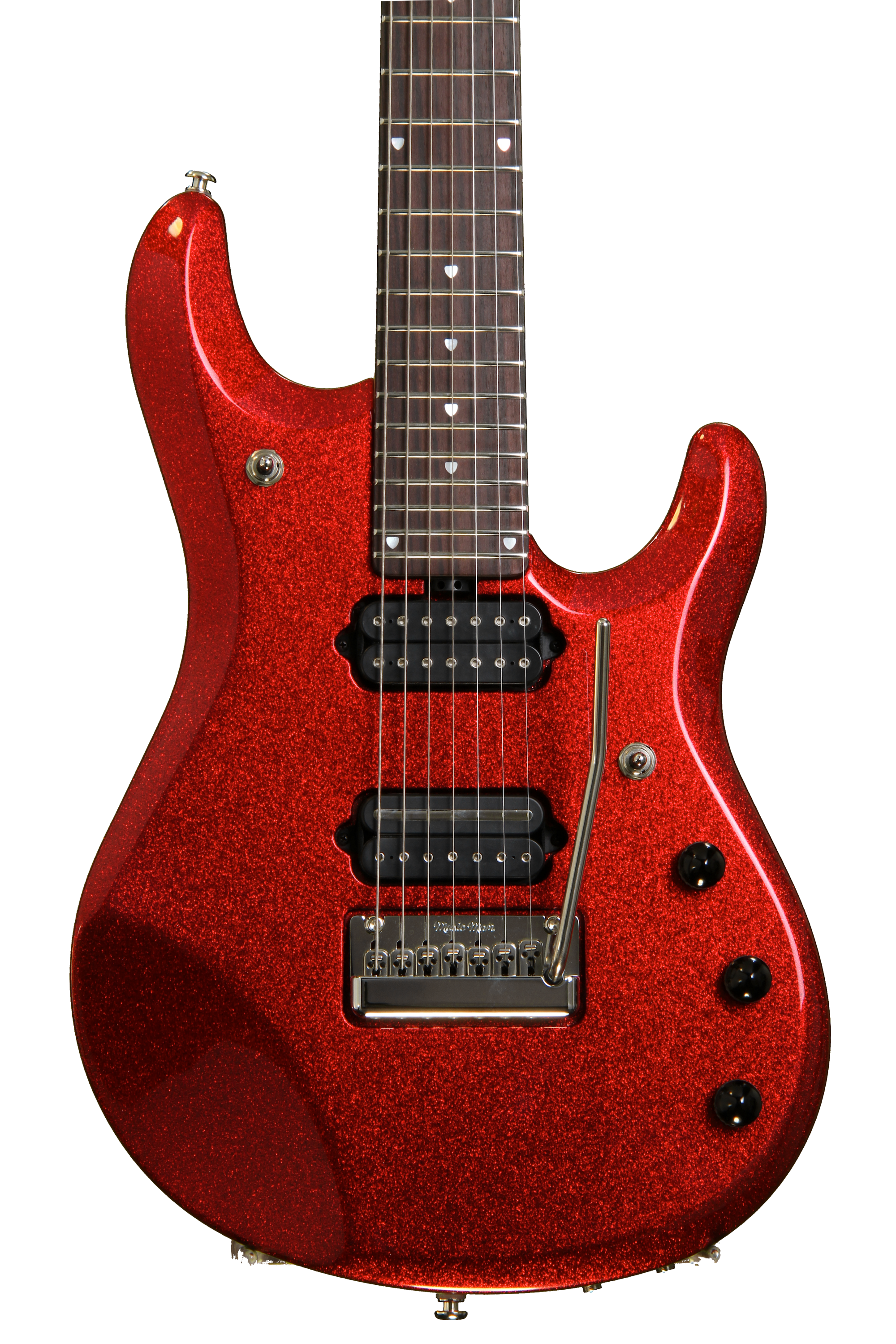 Ernie Ball Music Man JP7 Fully Loaded - Cardinal Red Sparkle