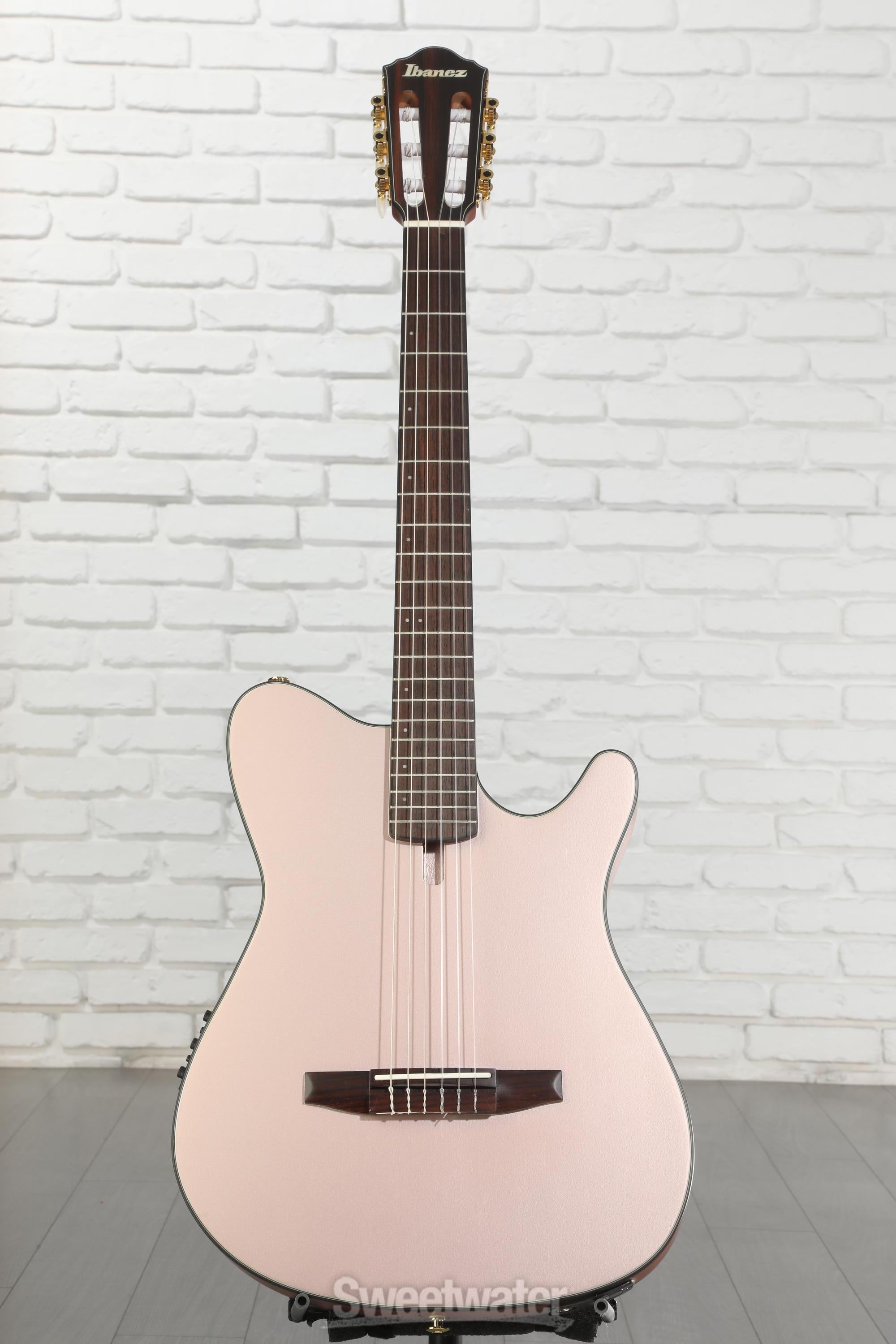 Ibanez レフティ FRH10n Ibanez FRH10N Thinline Nylon Acoustic-electric Guitar - Natural