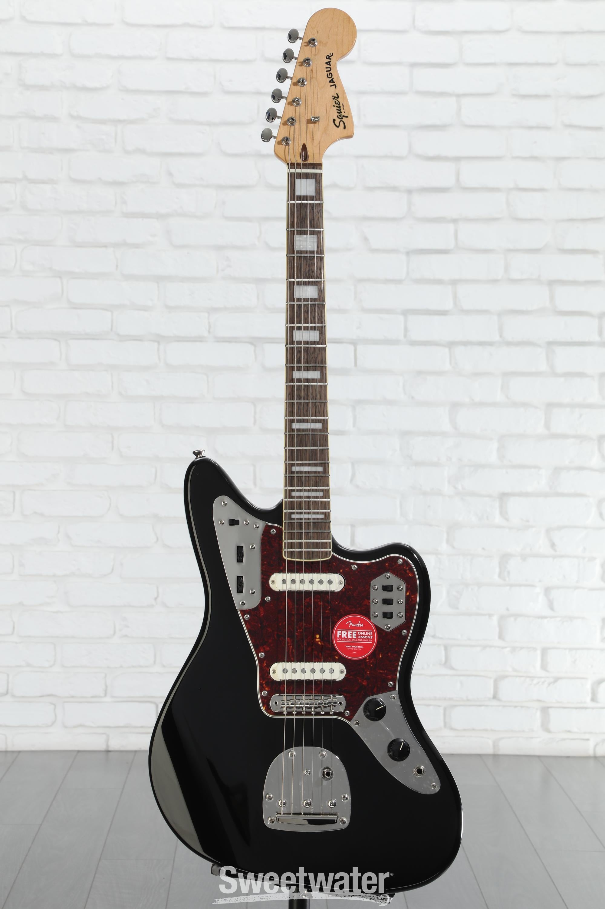 Squier Classic Vibe '70s Jaguar - Black | Sweetwater