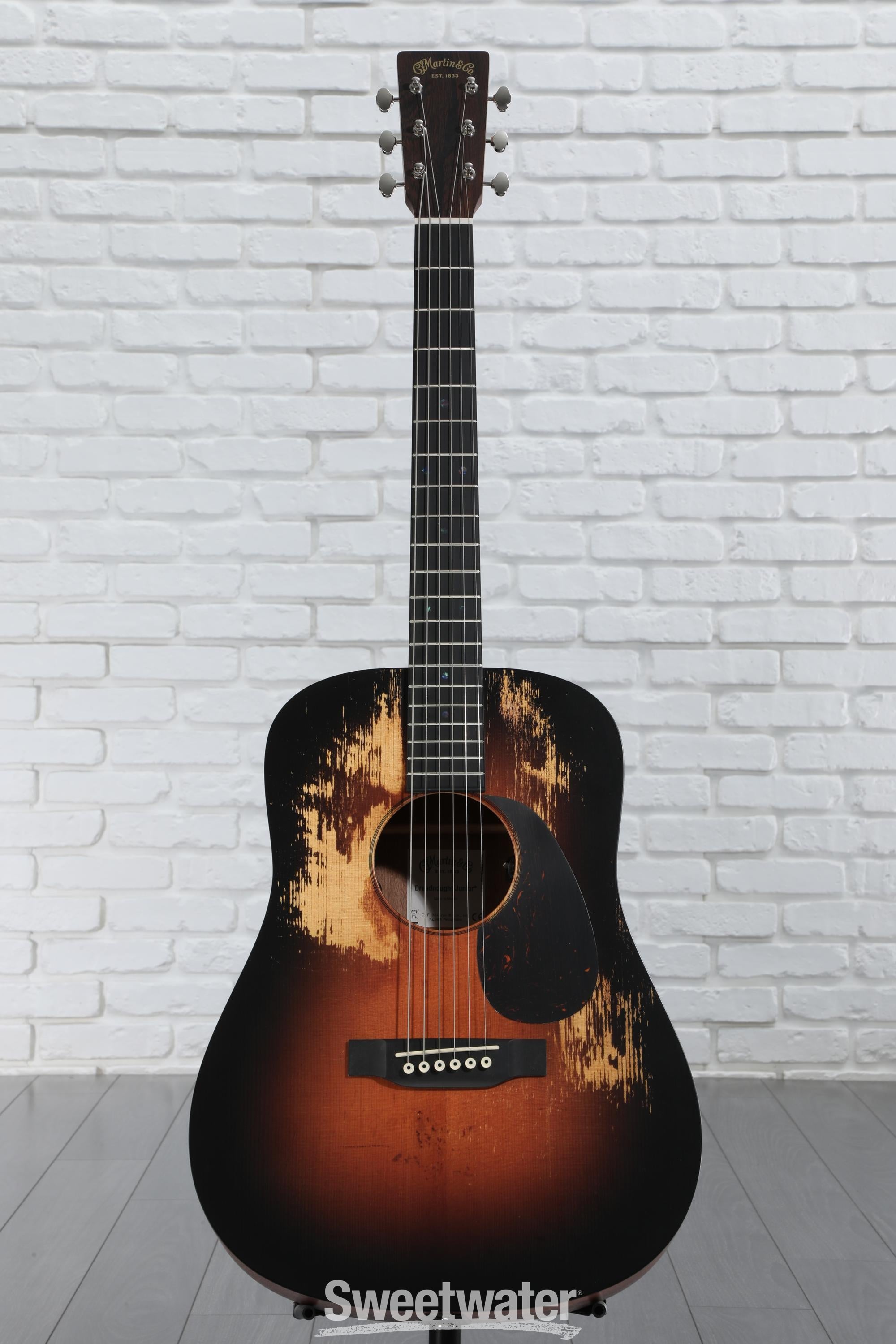 ギター　martin D Jr  格安 Martin D Jr E Dreadnought Acoustic-Electric Guitar | Music
