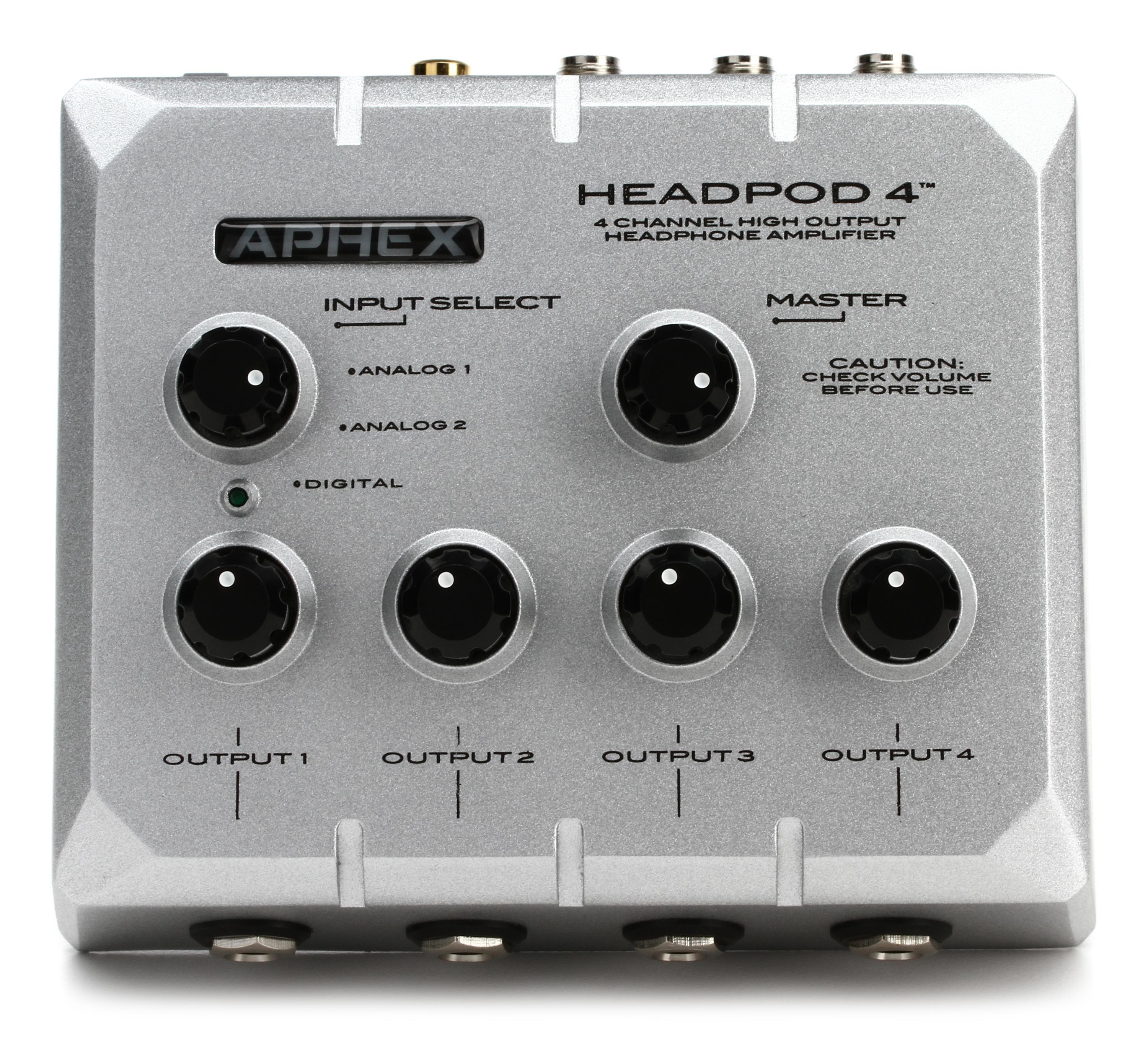 Aphex HeadPod 4 4-channel Headphone Amplifier | Sweetwater
