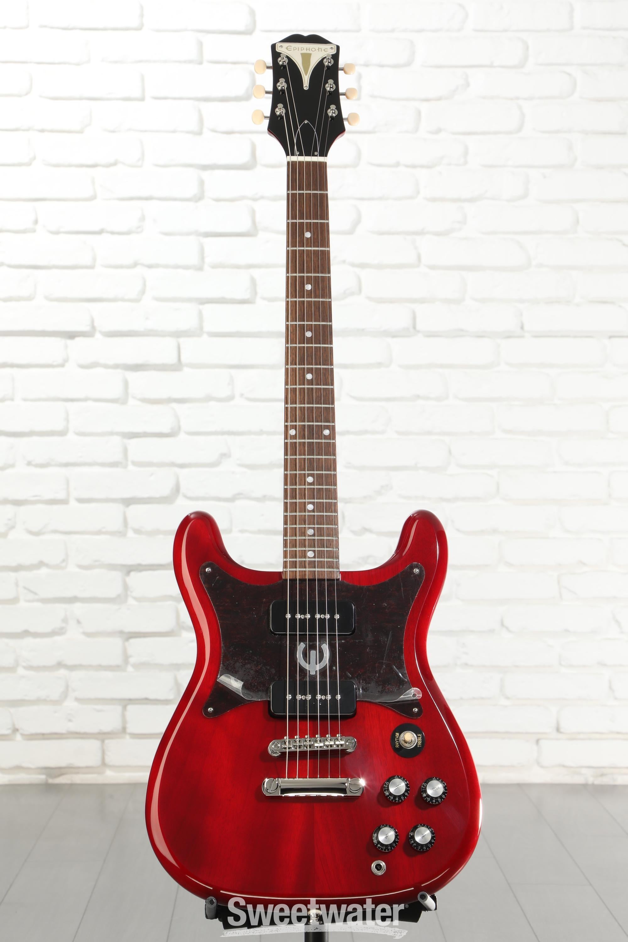 Epiphone Wilshire P-90s Electric Guitar - Cherry | Sweetwater