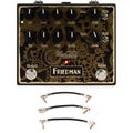 Photo of Friedman BE-OD Deluxe Dual Overdrive Pedal with Patch Cables - Clockworks Edition Sweetwater Exclusive
