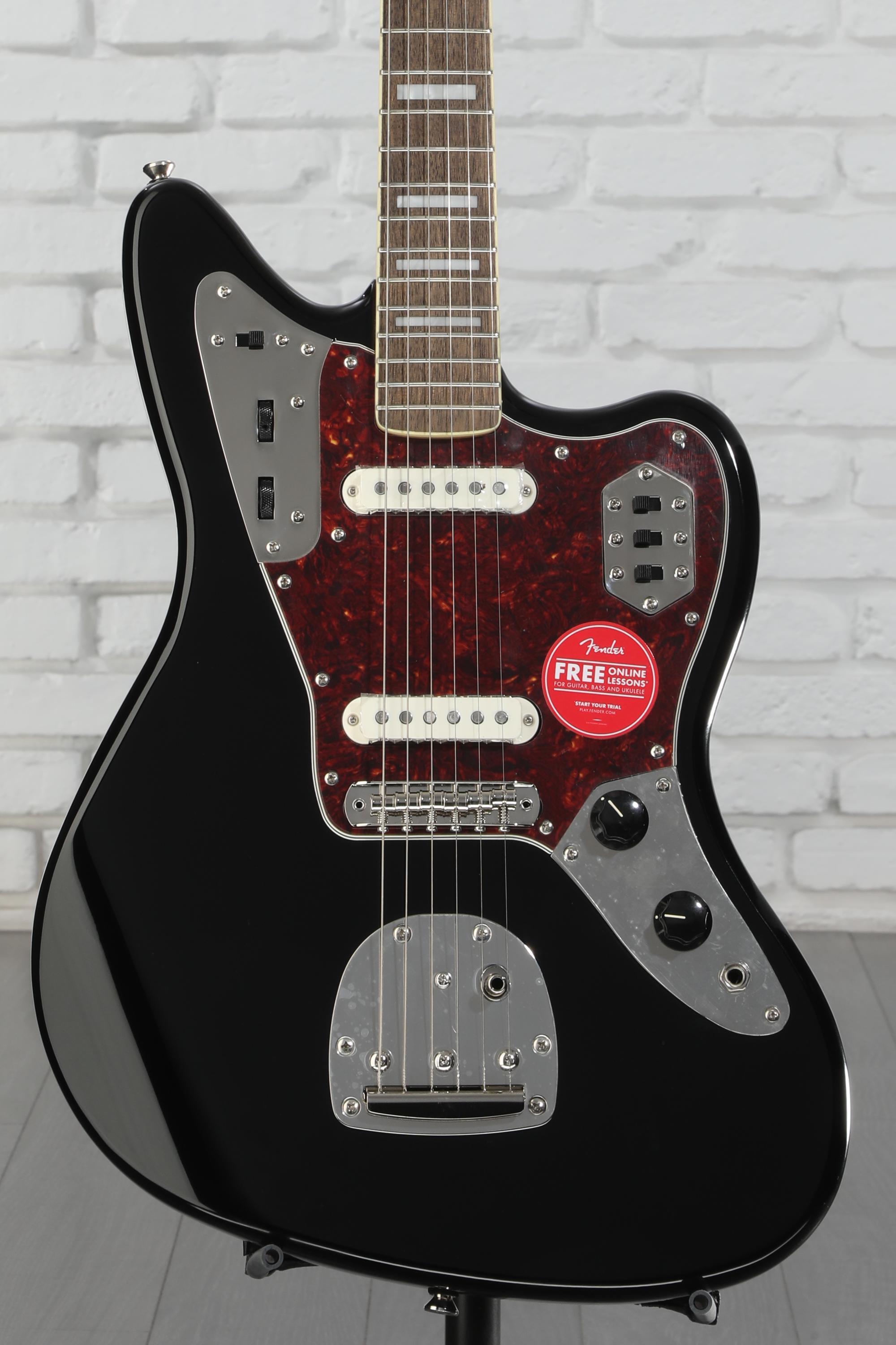 Squier Classic Vibe '70s Jaguar - Black | Sweetwater