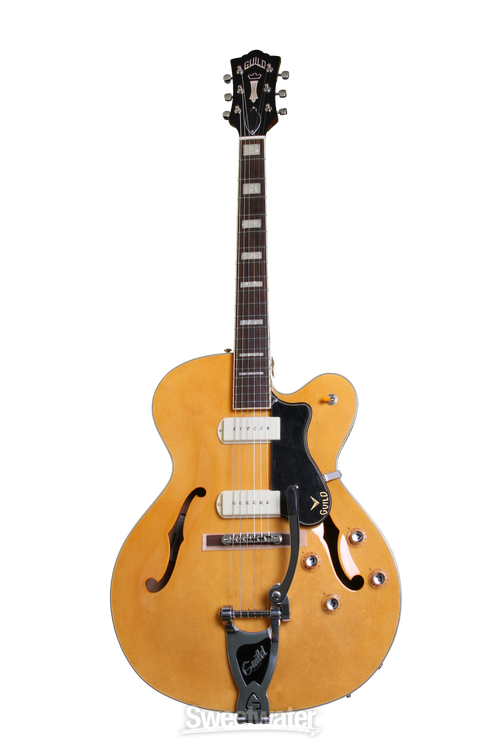 ギター Guild X-175B Guild X-175B Manhattan with Guild Vibrato - Blonde Reviews