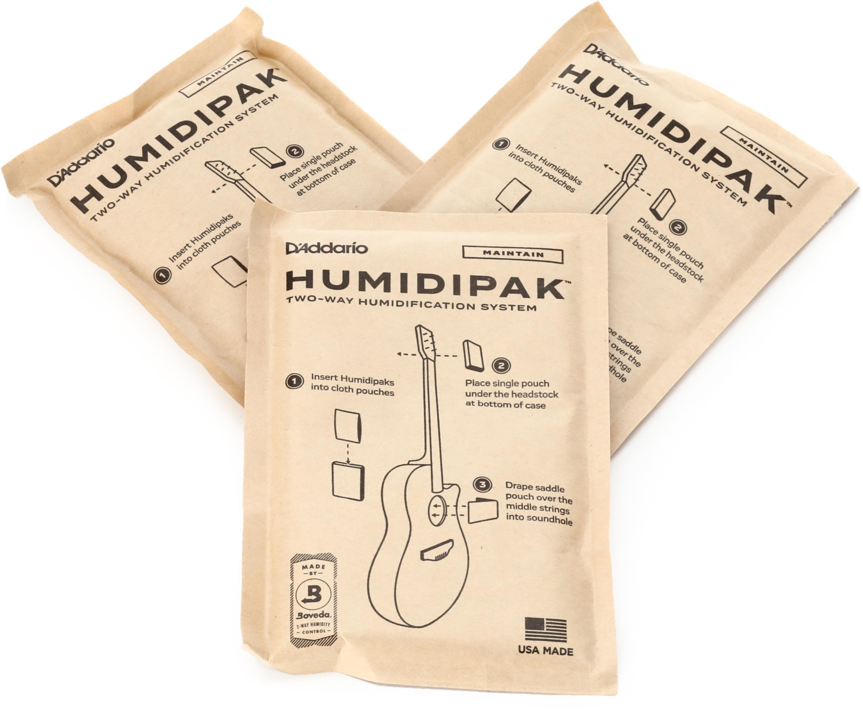 Bundled Item: D'Addario Humidipak Maintain Replacement Packet (3-pack)