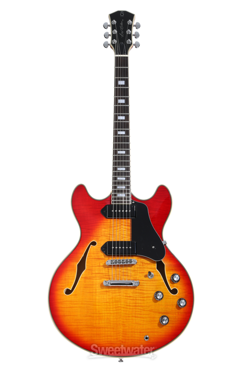 Sire Larry Carlton H7V Semi-hollowbody Electric Guitar - Cherry