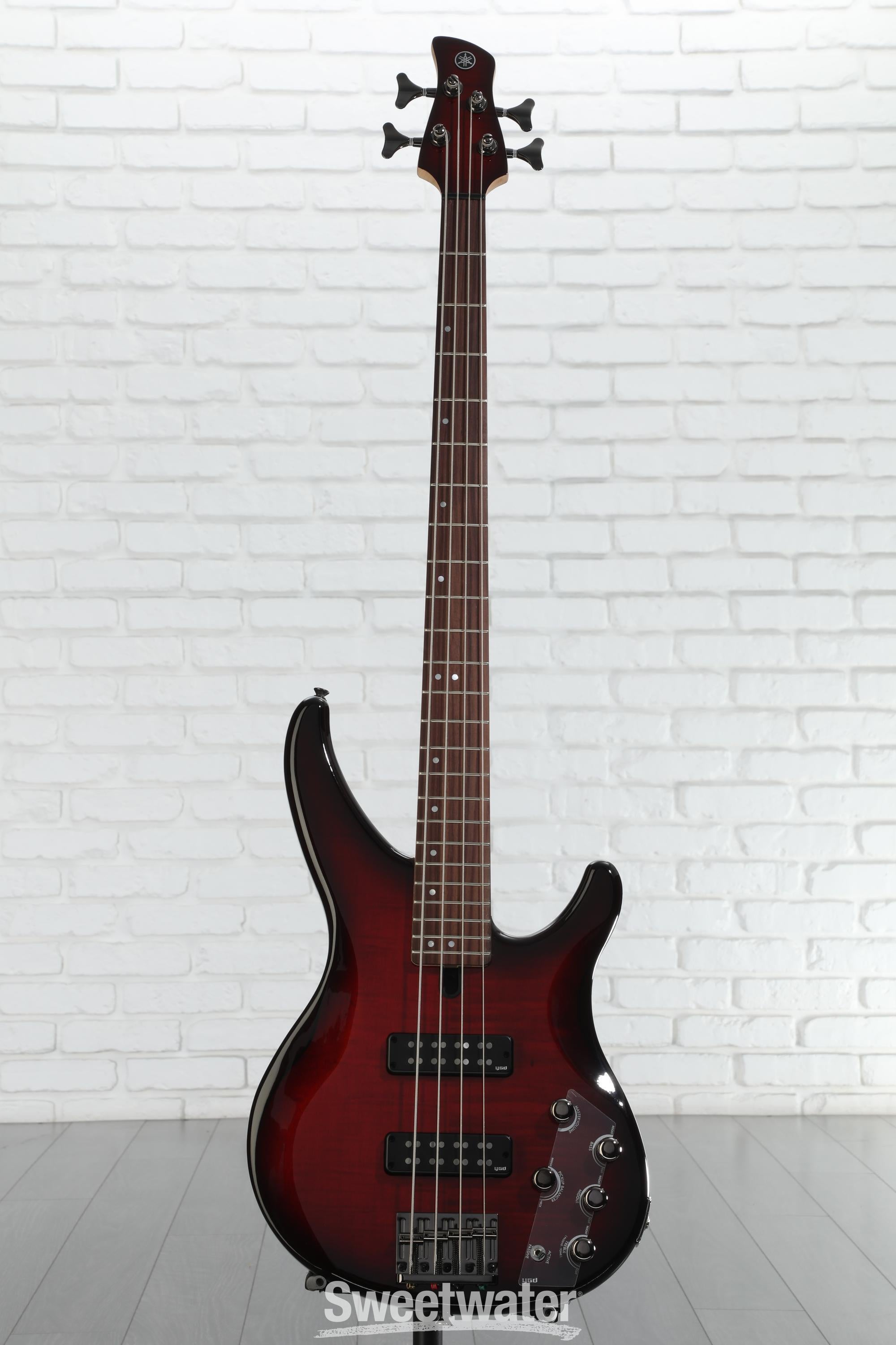 ベース YAMAHA TRBX604 FM (DRB) TRBX604FM 4-String Electric Bass Guitar - Yamaha USA