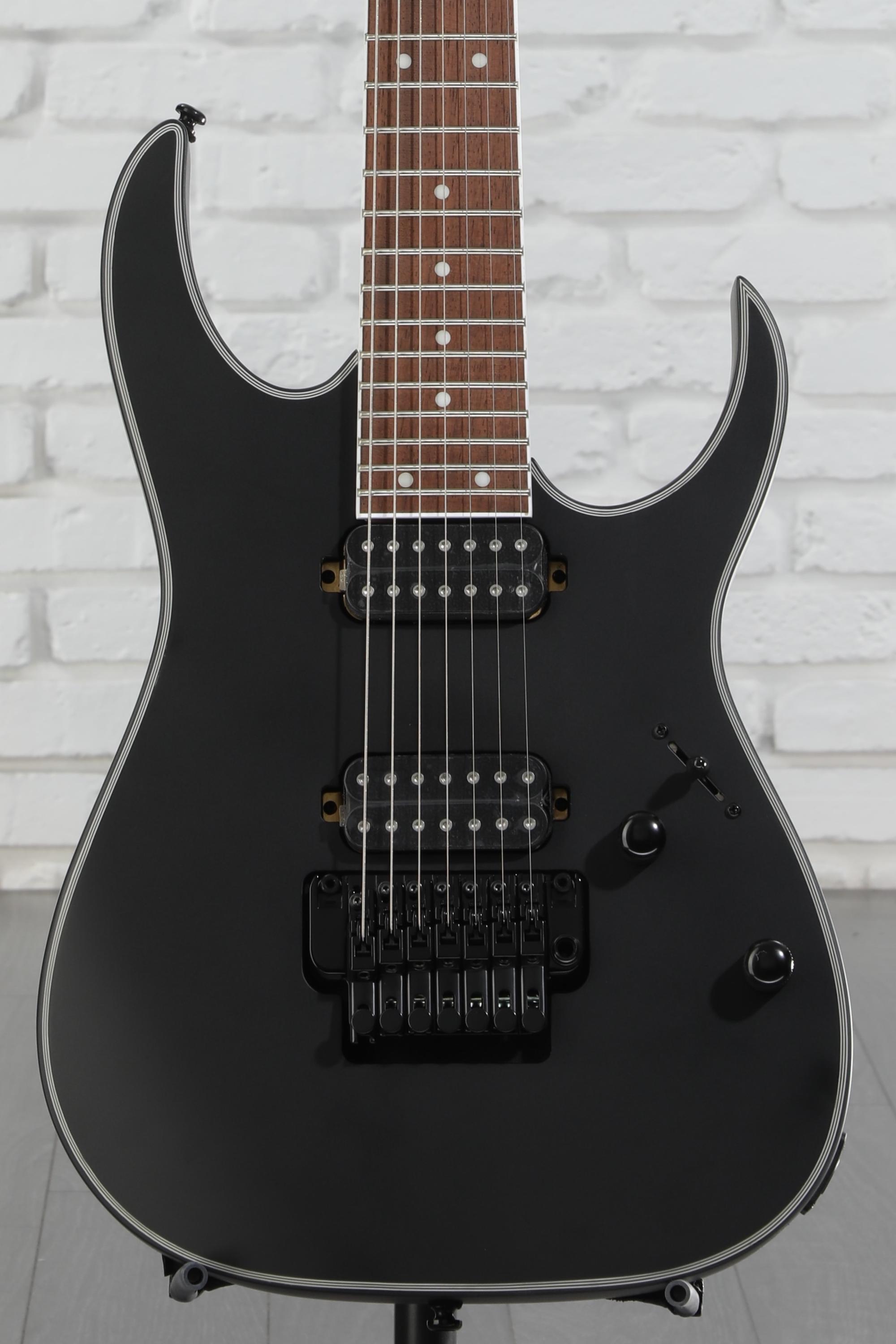 Ibanez RG7420EX 7-string Electric Guitar - Black Flat