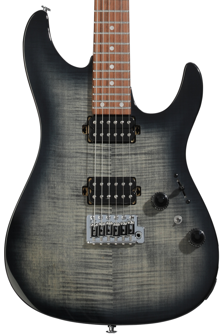 ギター Ibanez AZ24S1F AZ standard Ibanez Standard AZ24S1F Electric Guitar - Transparent Black