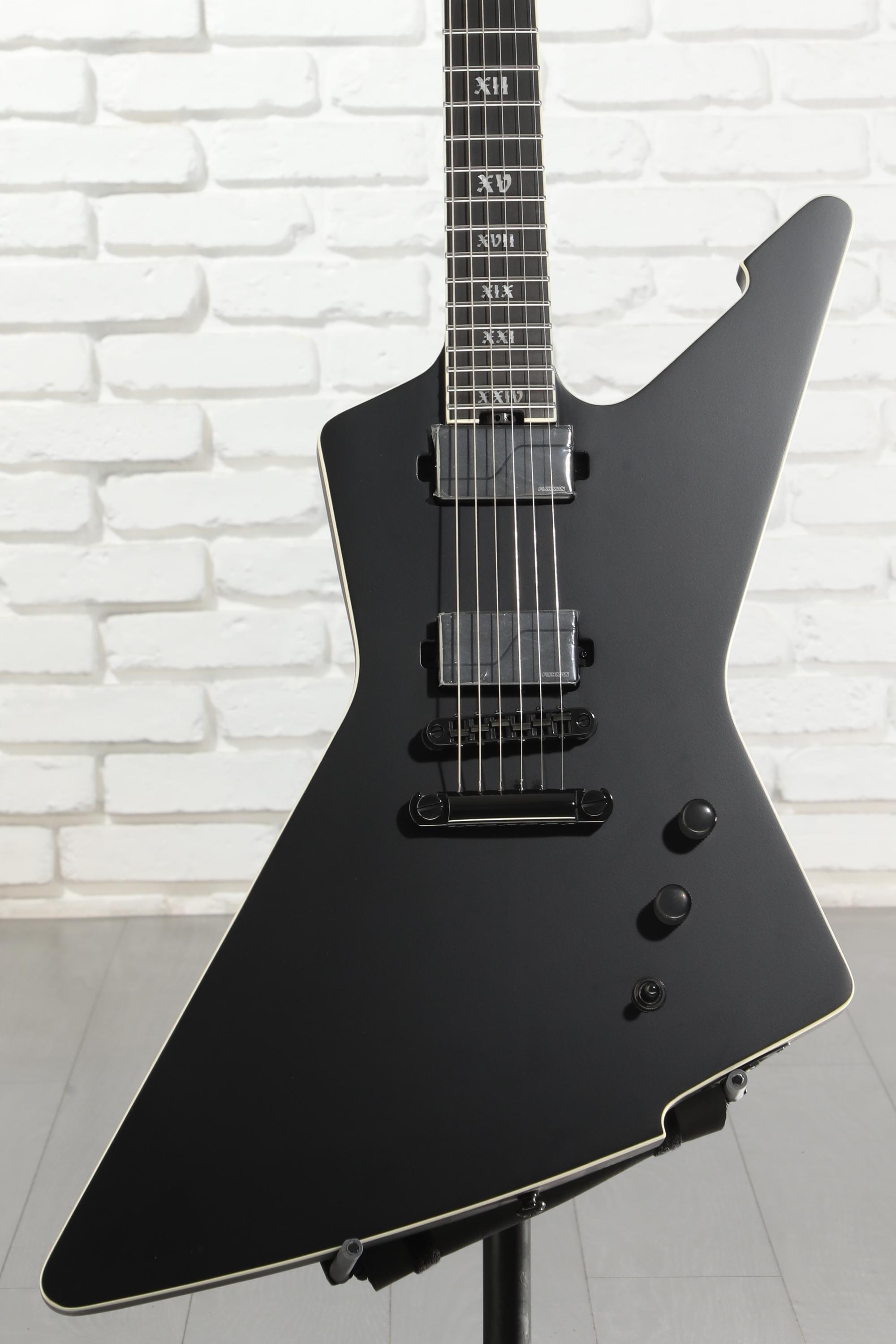 Schecter E-1 SLS Evil Twin - Satin Black | Sweetwater