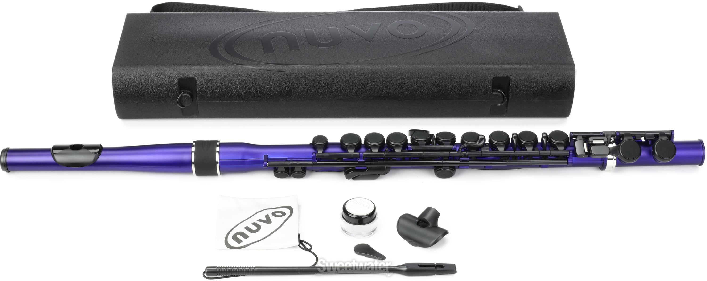 Nuvo Student Flute - Black/Blue | Sweetwater