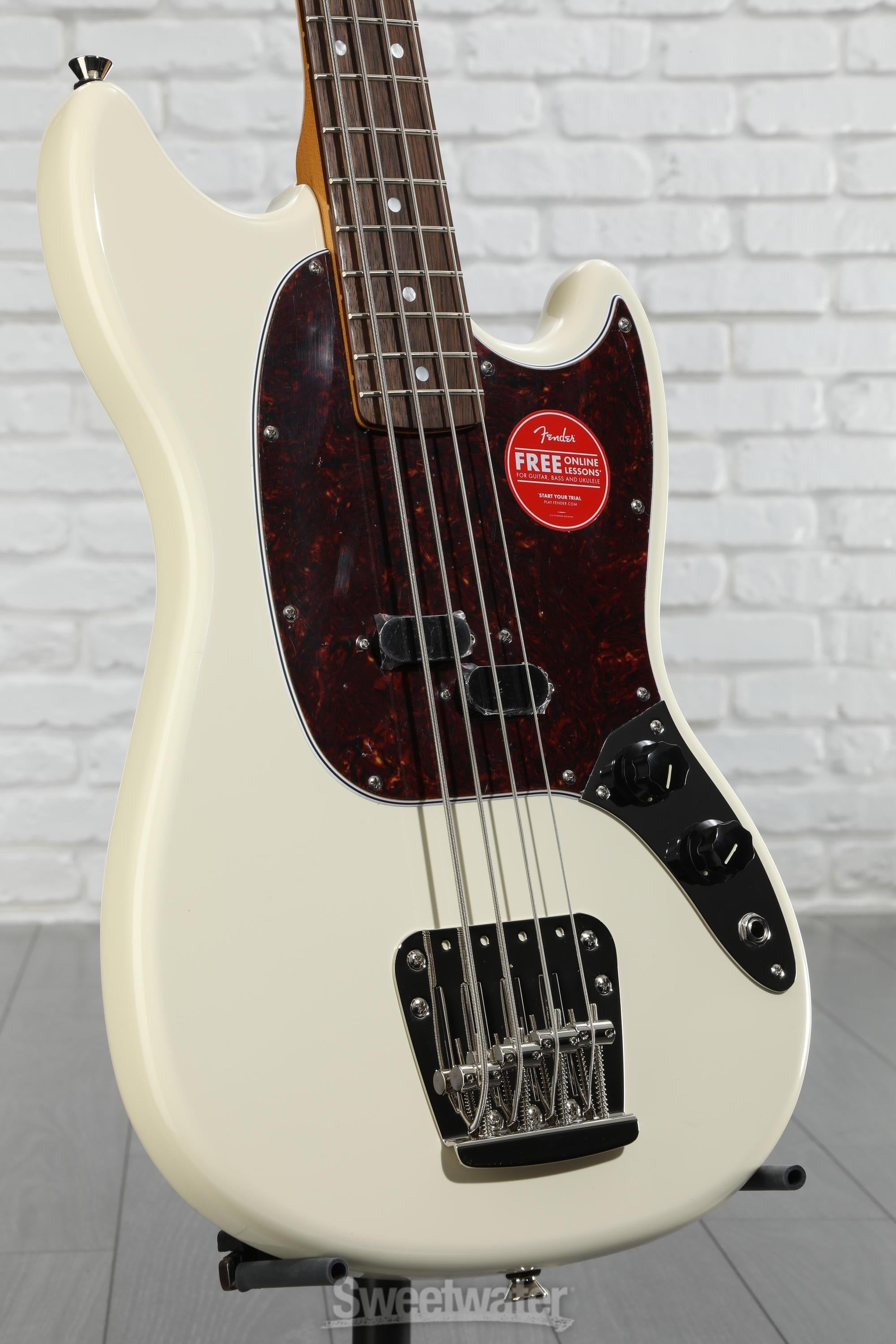Squier Classic Vibe '60s Mustang Bass - Olympic White