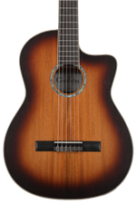 Photo of Cordoba C4-CE Nylon String Acoustic-Electric Guitar - Edgeburst