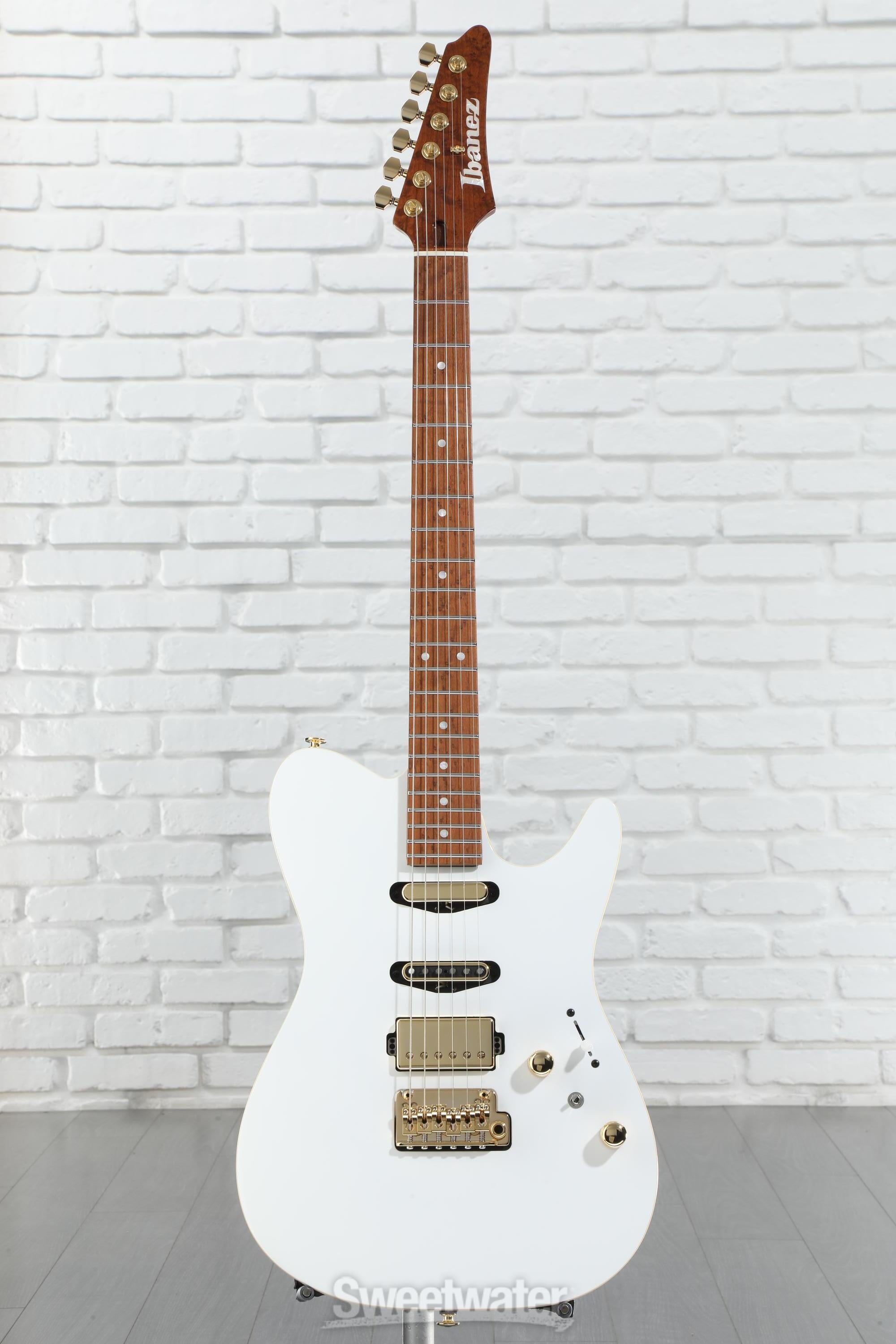 Ibanez Lari Basilio Signature LB1 Electric Guitar - White